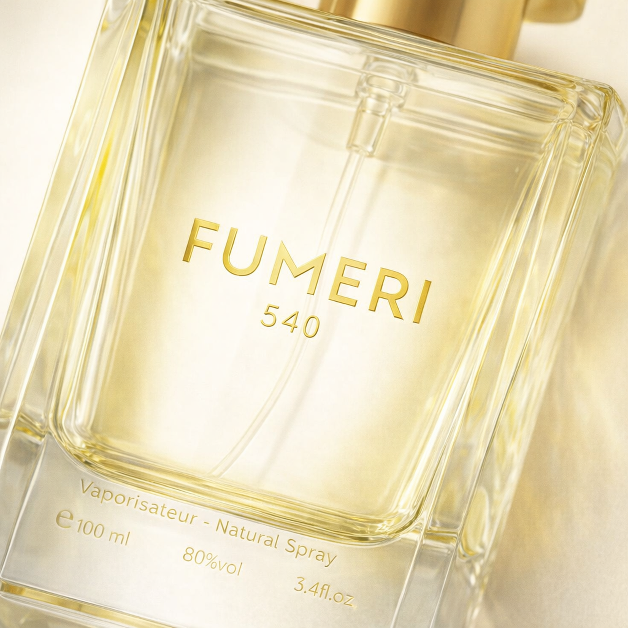 Fumeri 540 EDP macro label detail gallery showcase