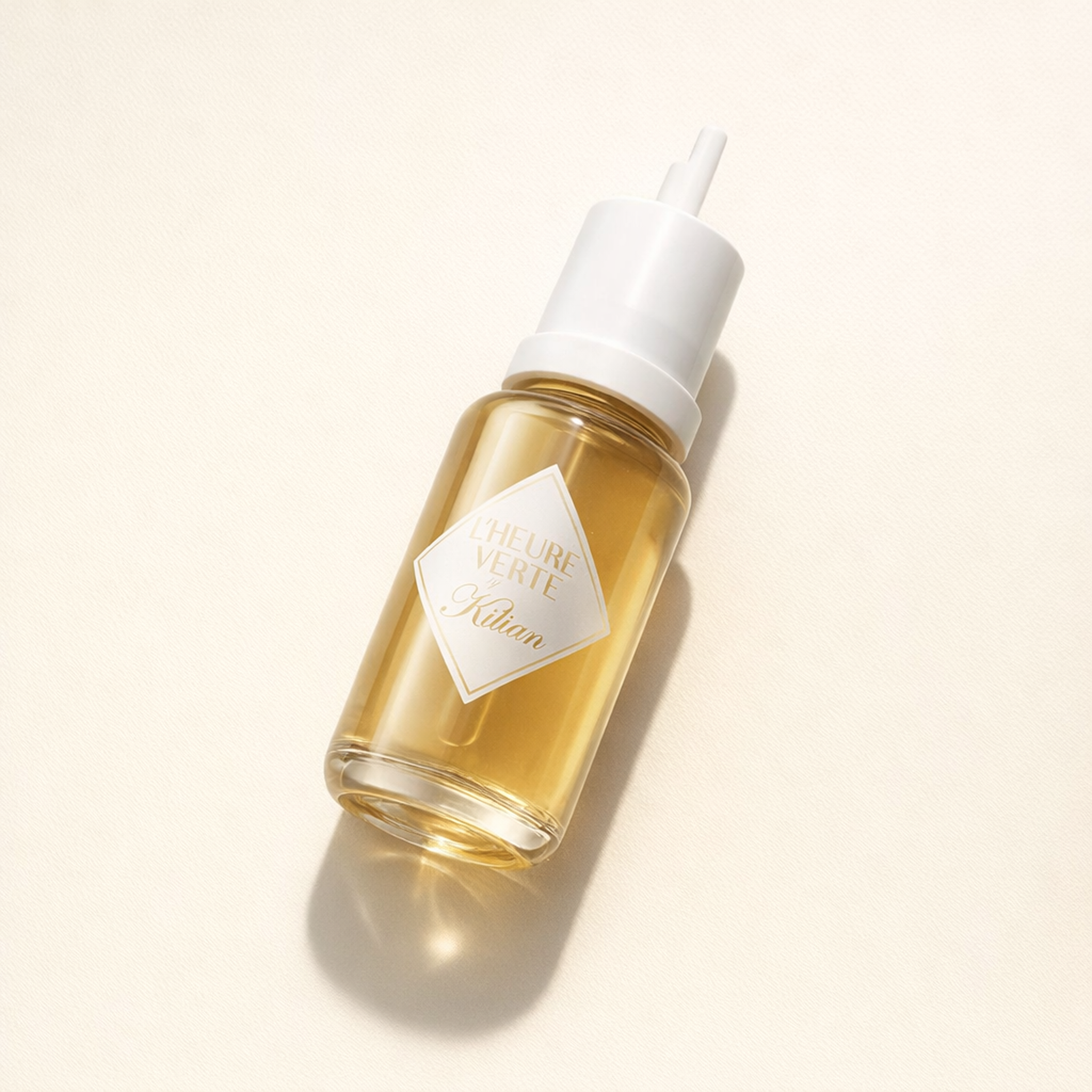 Kilian L'heure Verte EDP Refill angled still-life gallery showcase