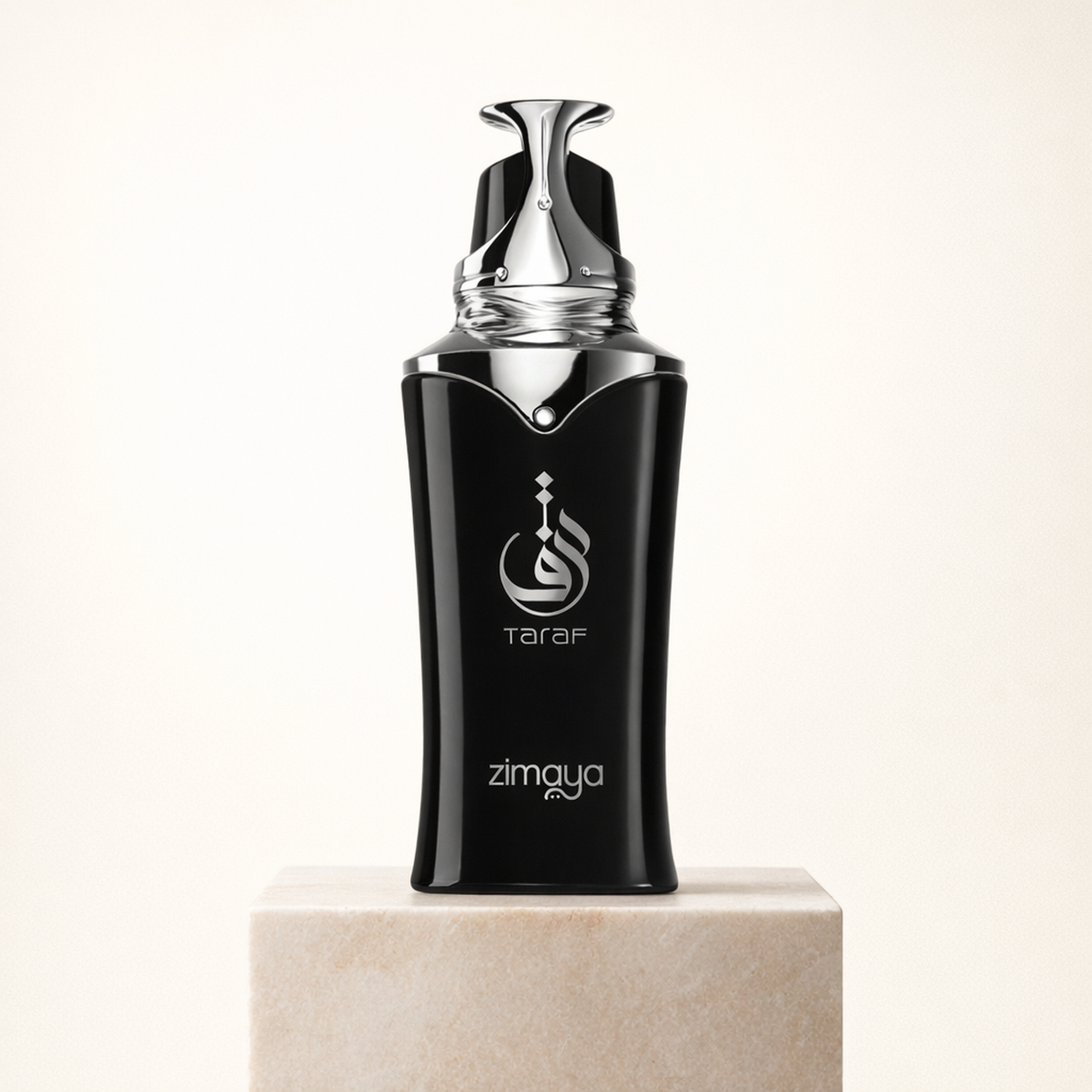 Zimaya Taraf Black EDP for Men upright pedestal gallery showcase
