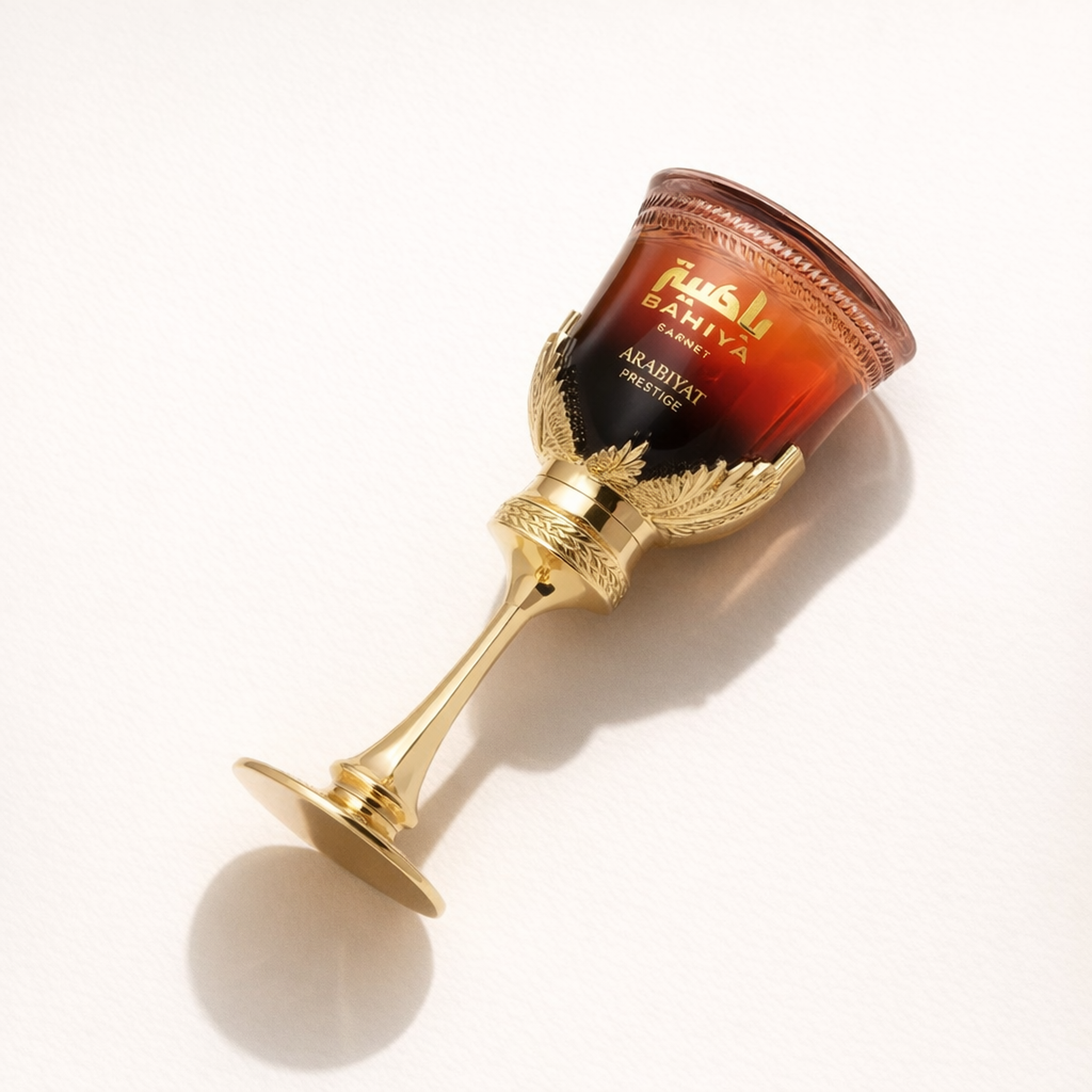 Arabiyat Prestige Bahiya Garnet EDP for Women angled still-life gallery showcase