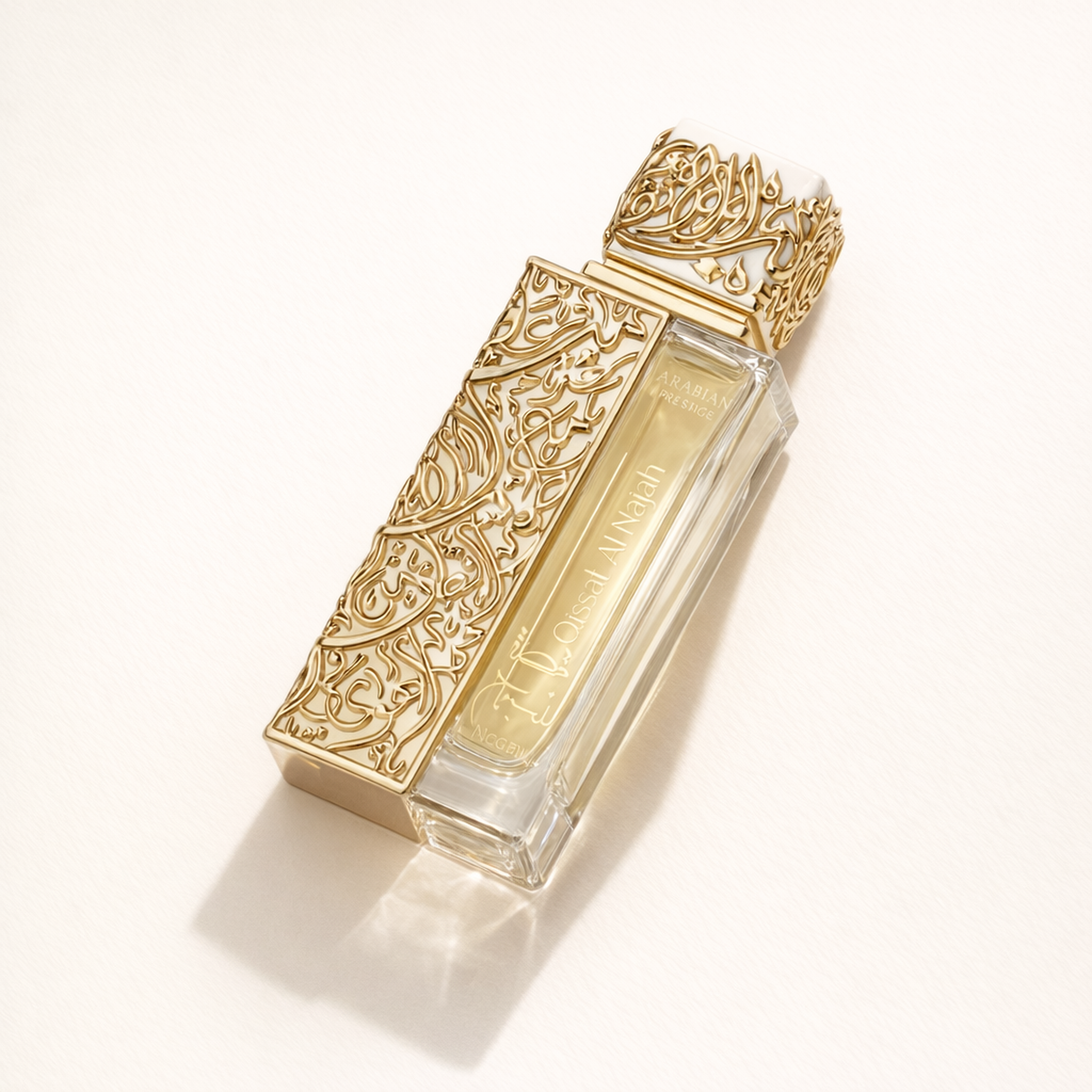 Arabiyat Prestige Qissat Al Najah Nedawi EDP angled still-life gallery showcase