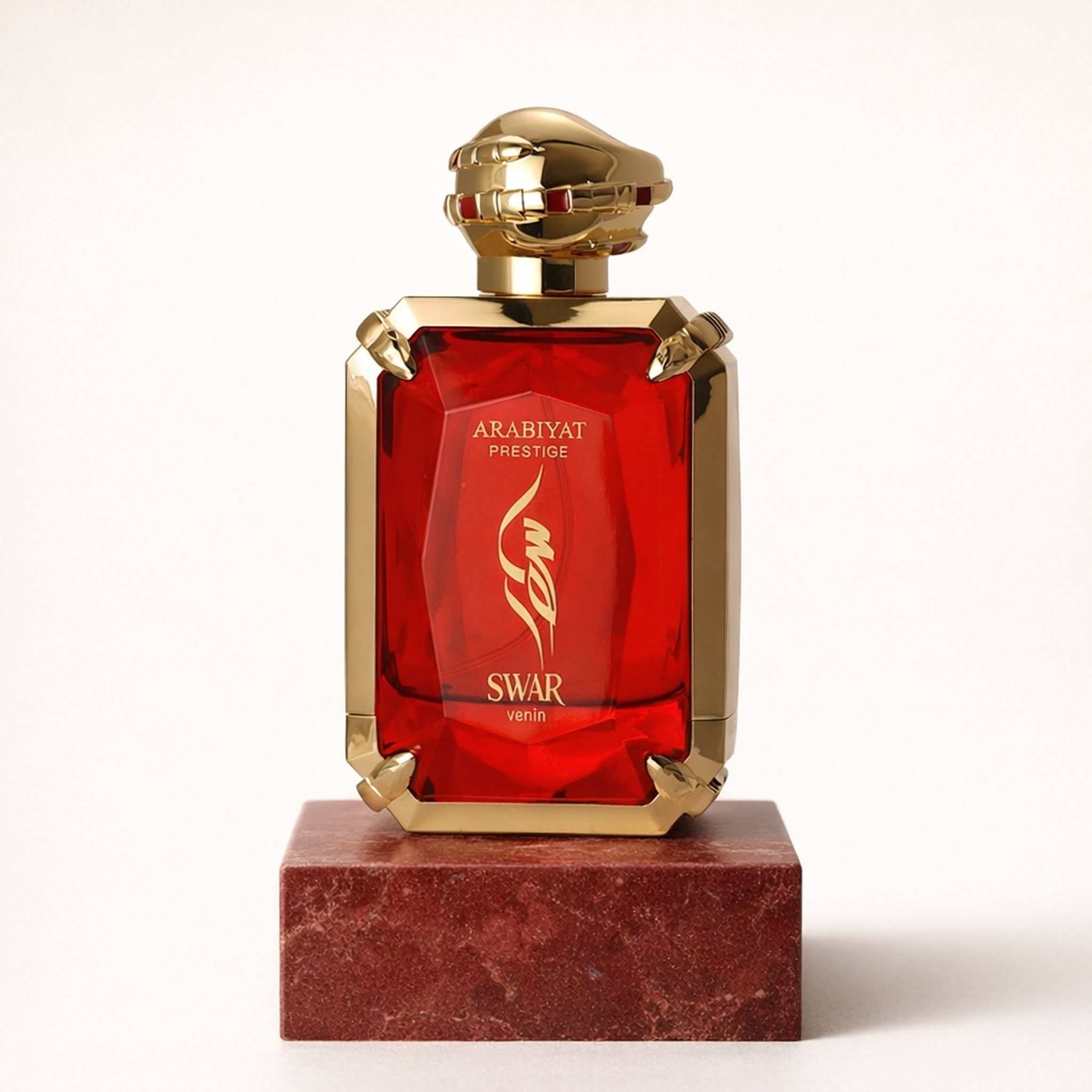 Arabiyat Prestige Swar Venin EDP for Women upright pedestal gallery showcase