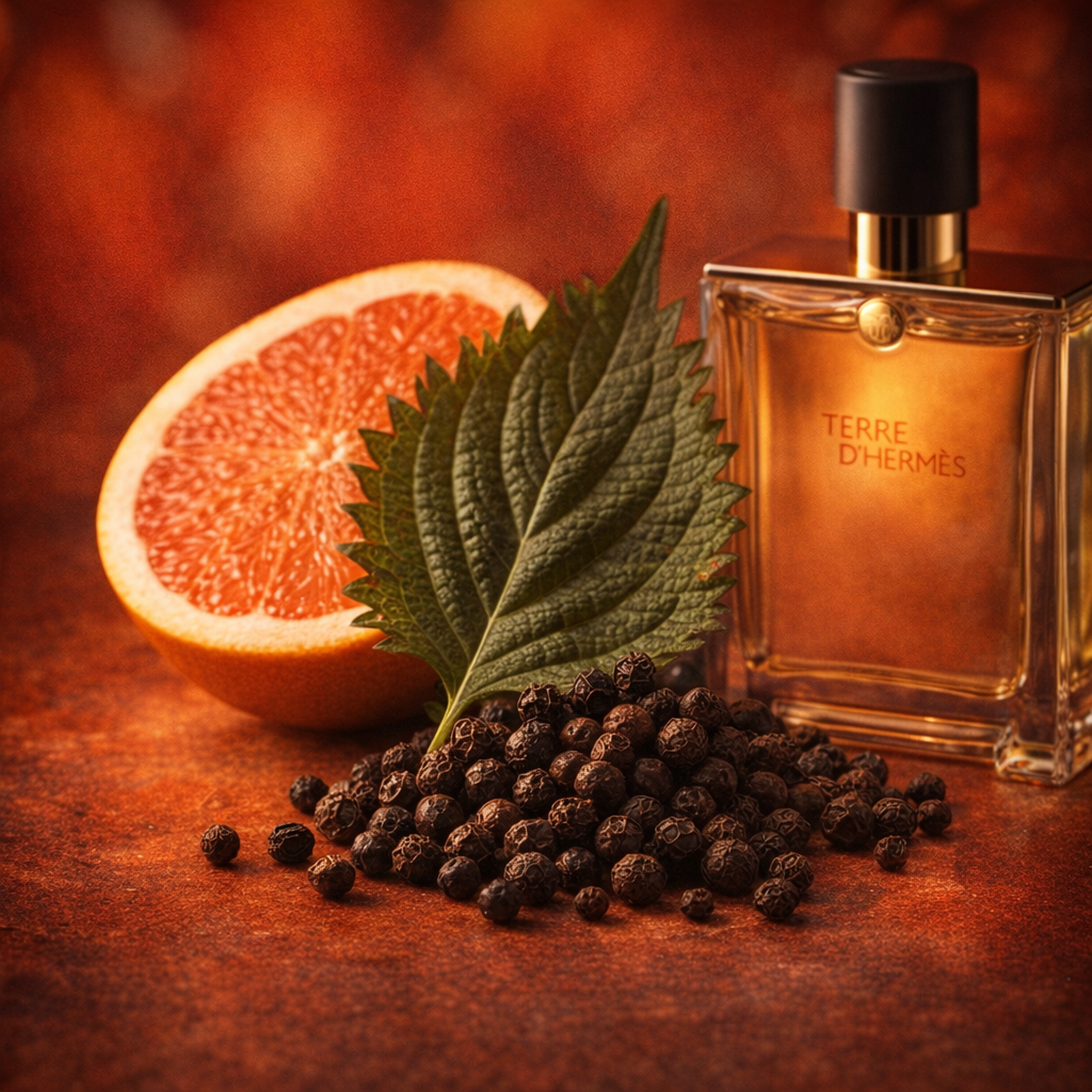 Hermès Terre d'Hermès Parfum Gift Set for Him fragrance notes image