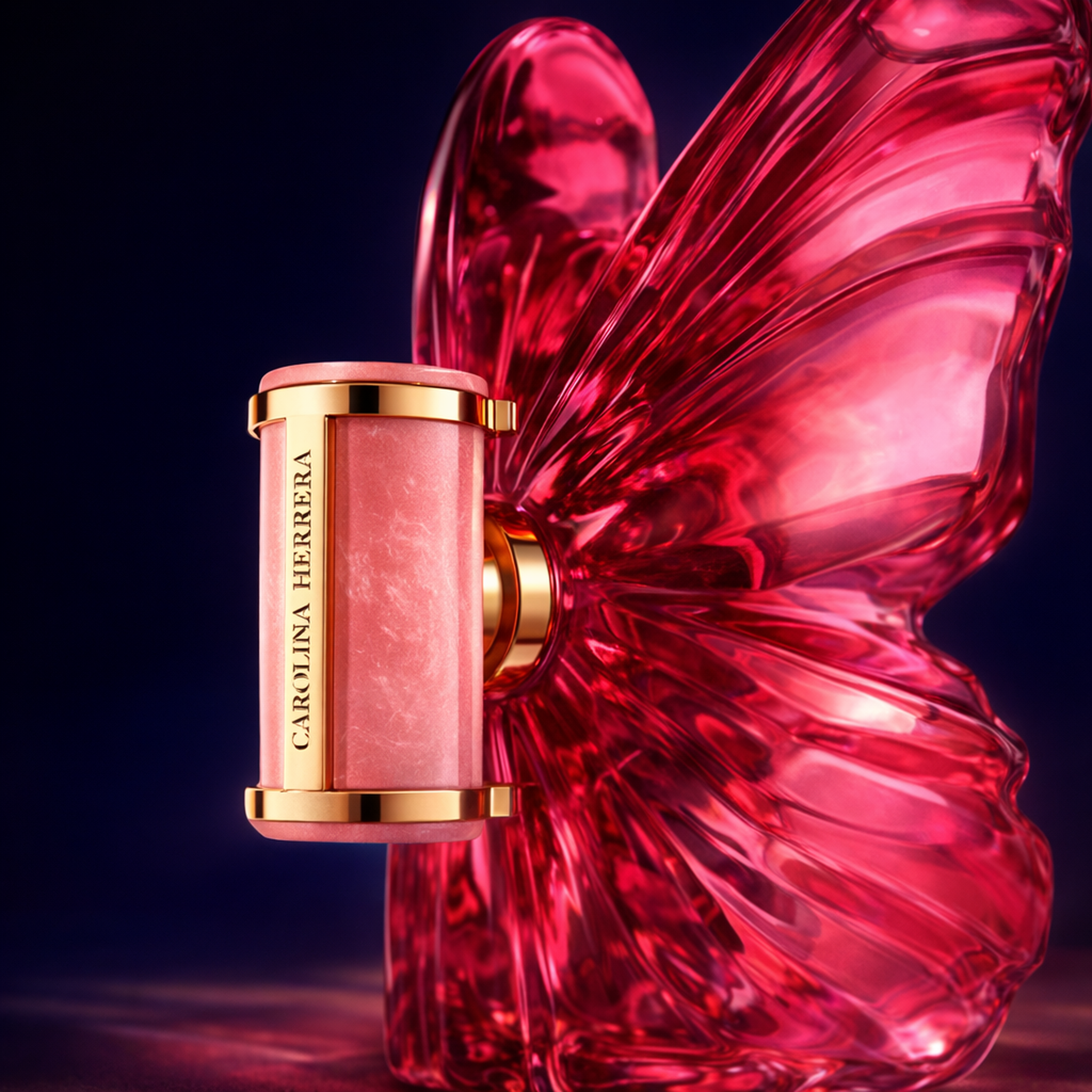 Carolina Herrera La Bomba EDP macro label detail gallery showcase