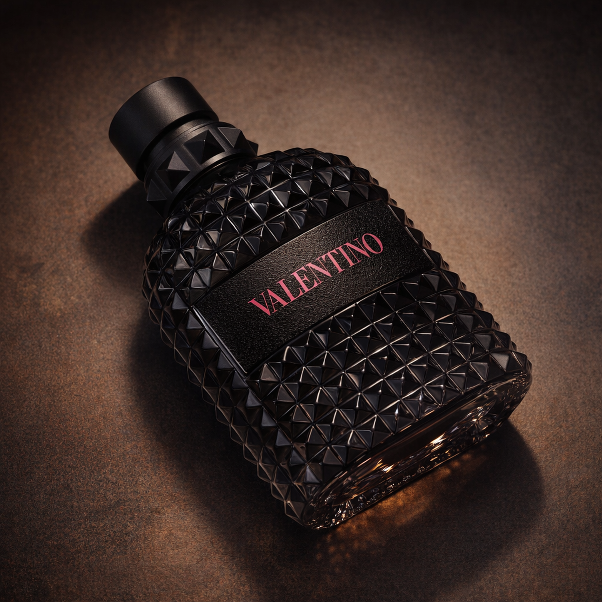 Valentino Uomo Born in Roma Extradose Parfum angled still-life gallery showcase