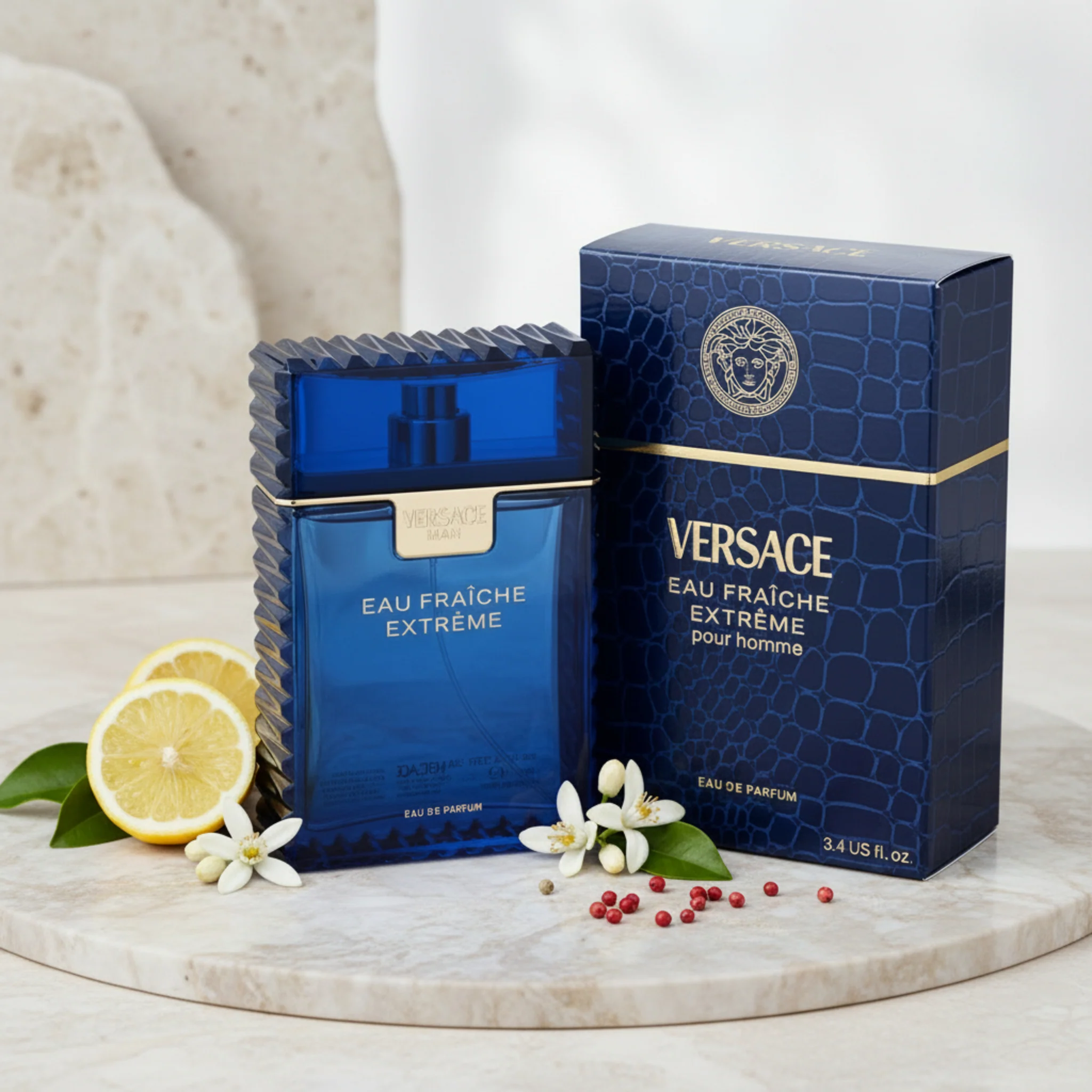 Versace Eau Fraiche Extreme EDP For Men fragrance notes image