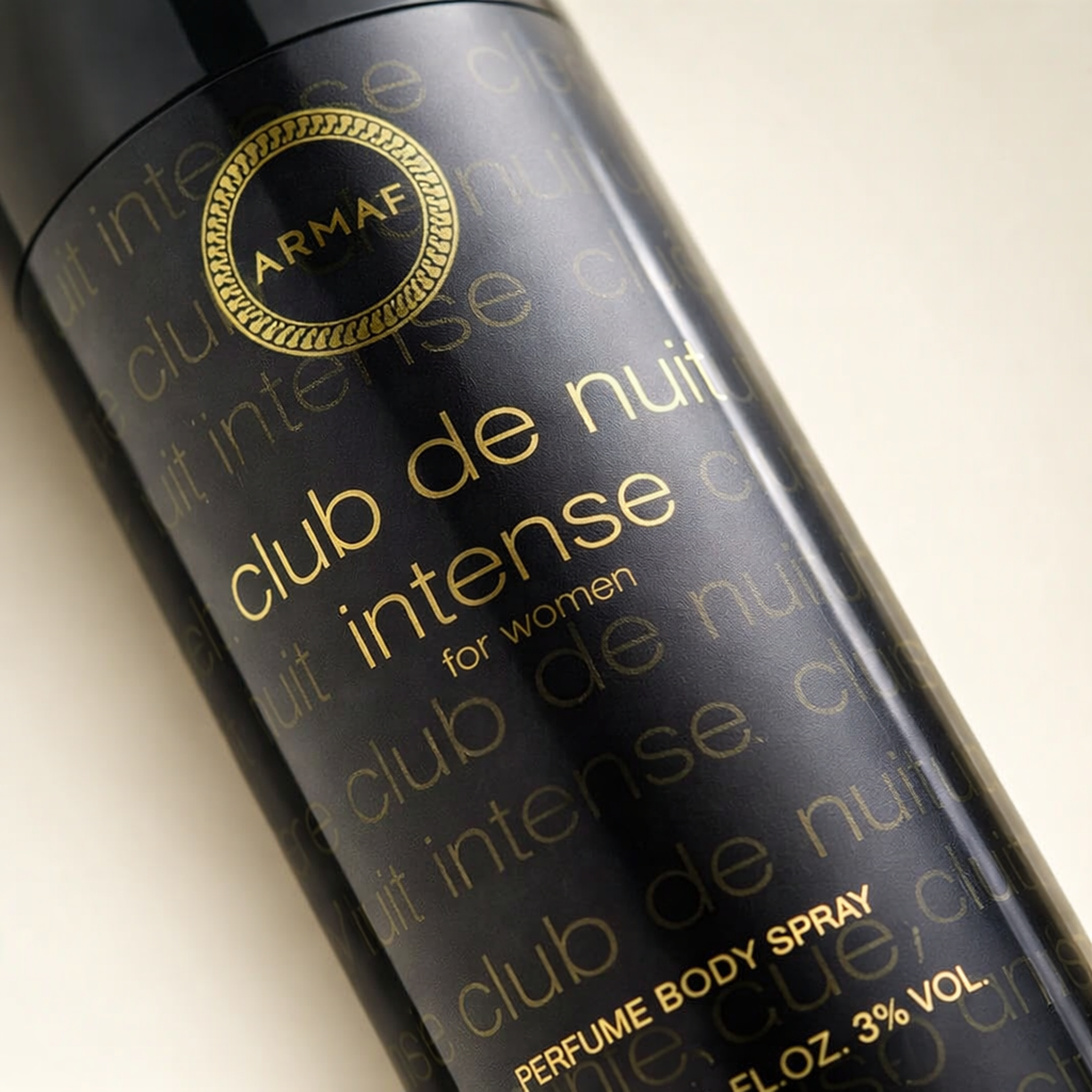 Armaf Club De Nuit Intense Woman Body Mist macro label detail gallery showcase