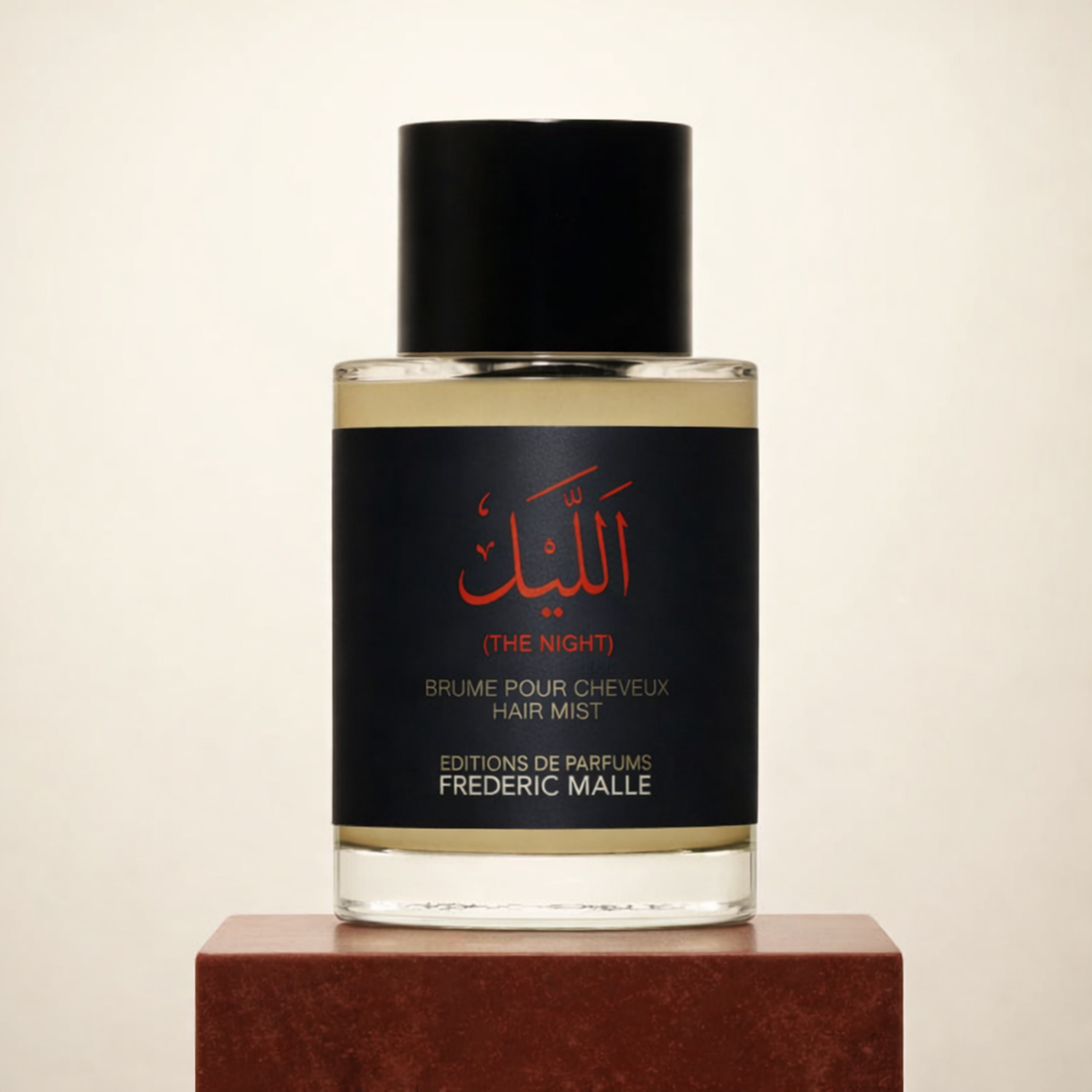 Frederic Malle The Night Hair Mist upright pedestal gallery showcase