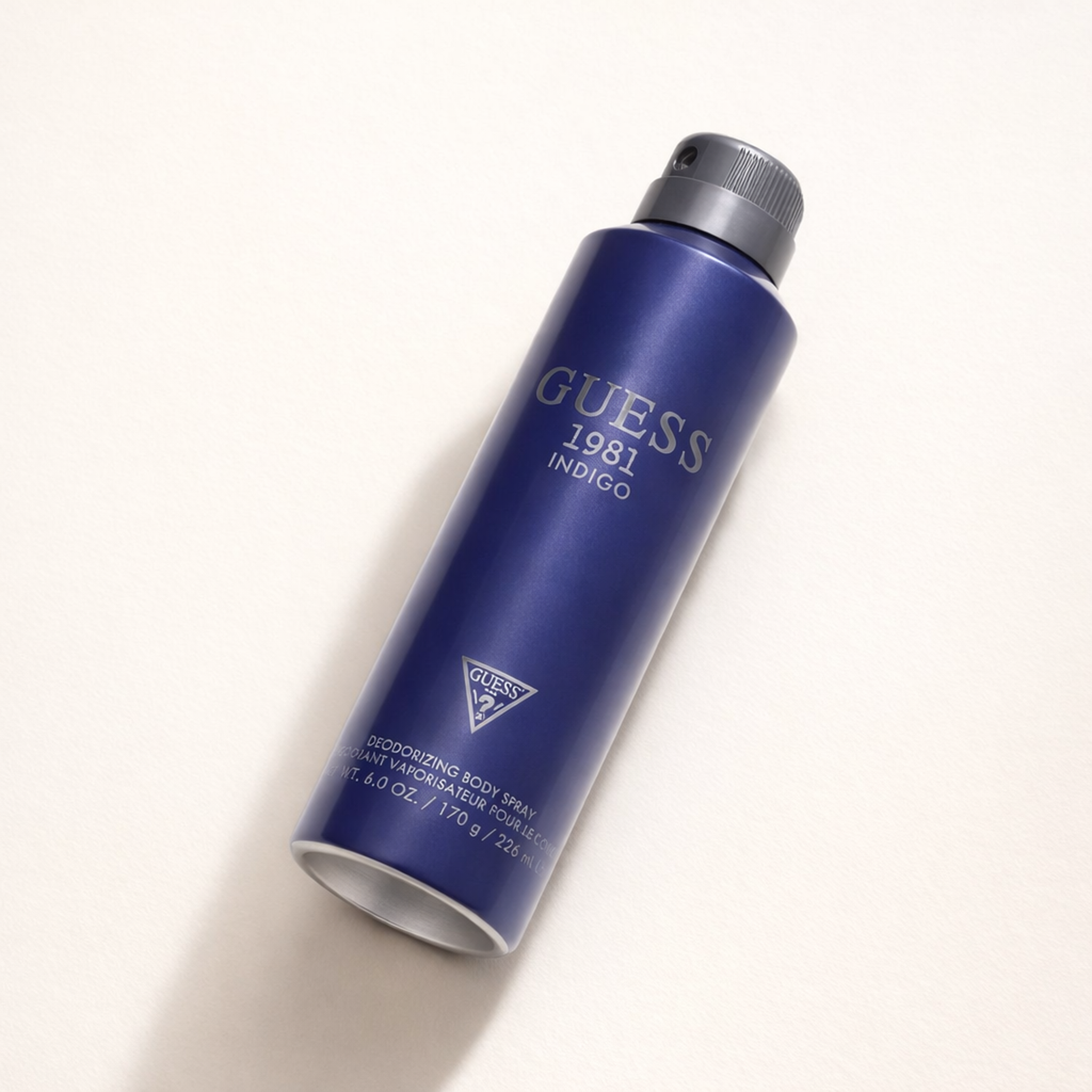 Guess 1981 Indigo Body Mist angled still-life gallery showcase