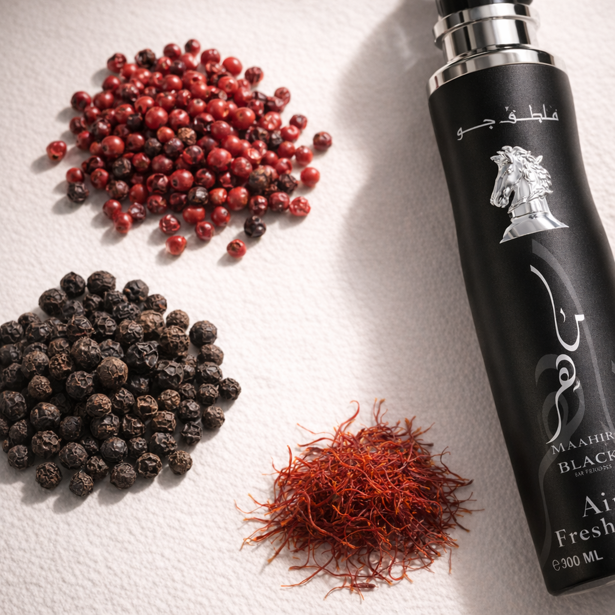 Lattafa Maahir Black Edition Air Freshener fragrance notes image