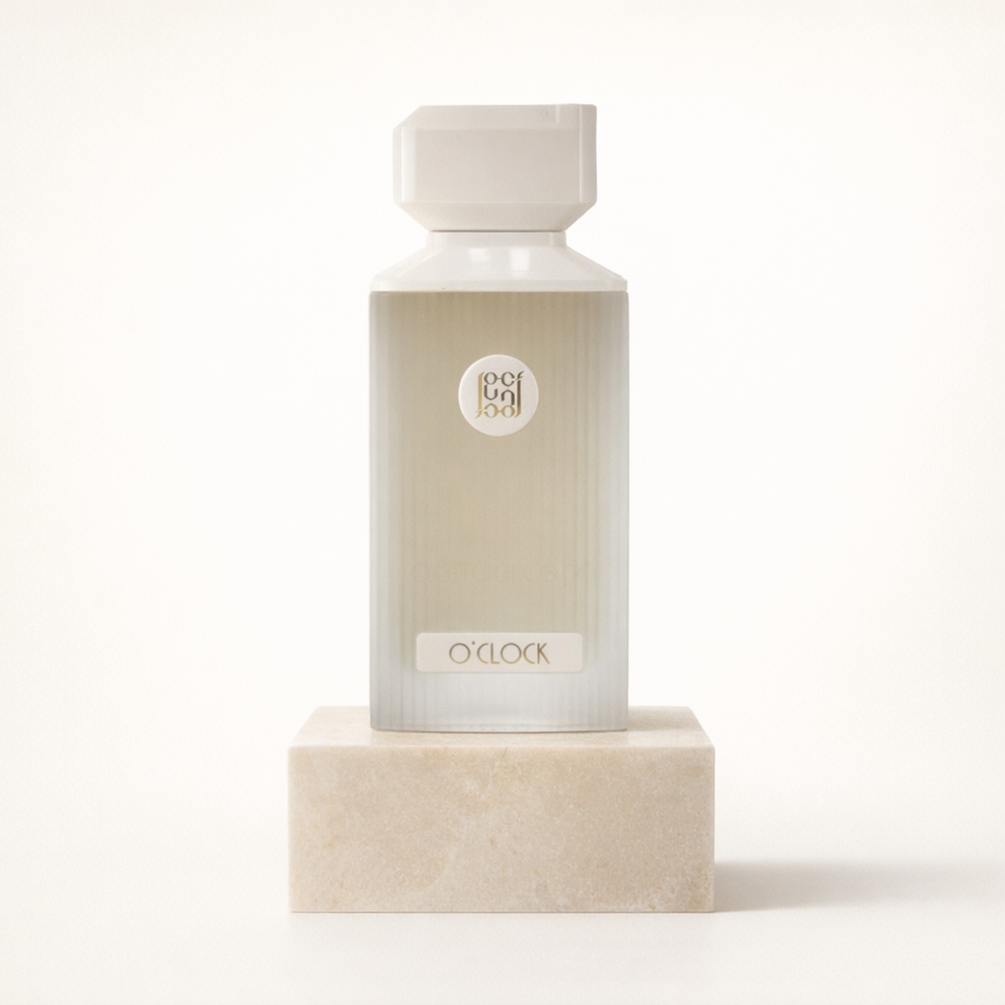 Ahmed Al Maghribi O Clock EDP upright pedestal gallery showcase