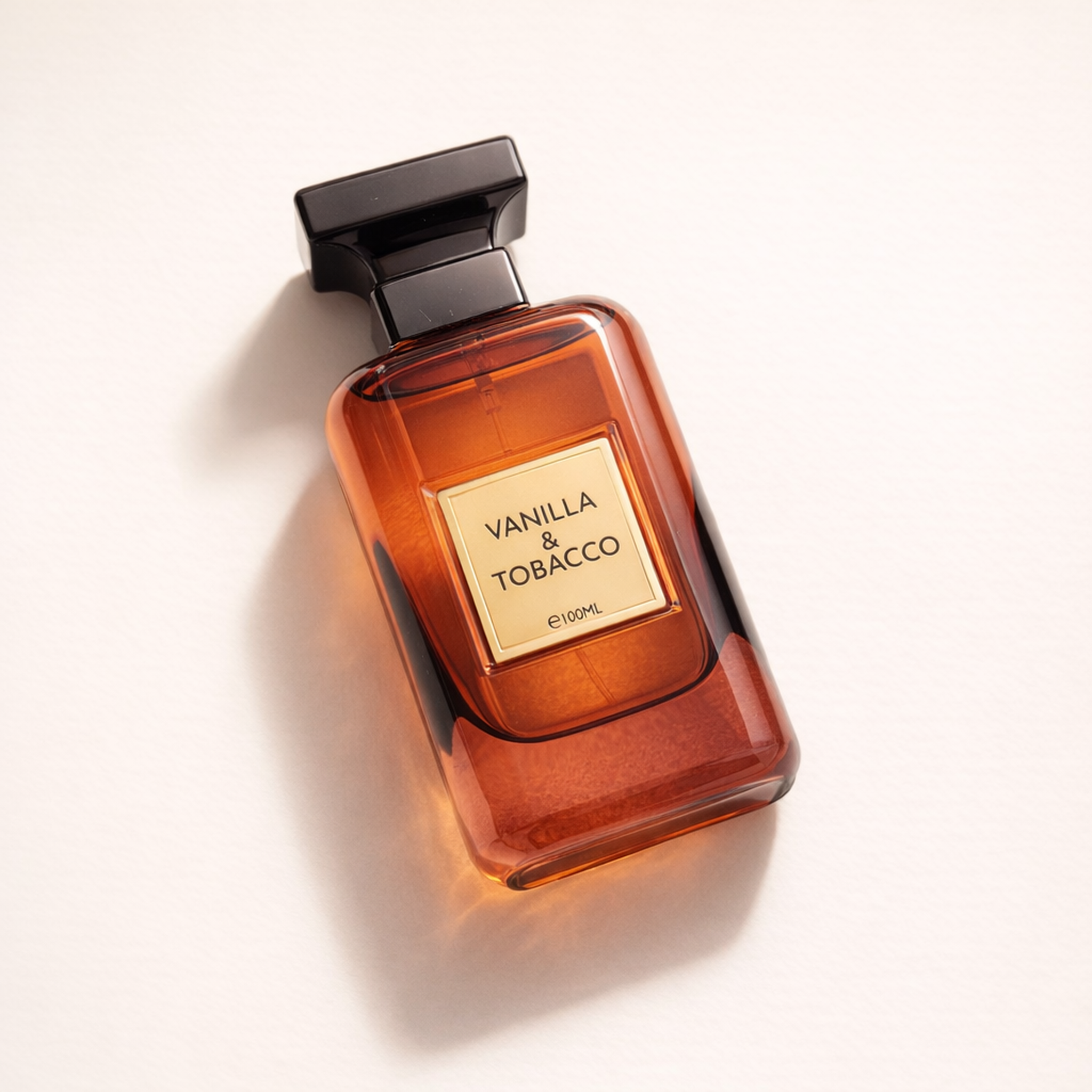 Flavia Vanilla & Tobacco EDP angled still-life gallery showcase