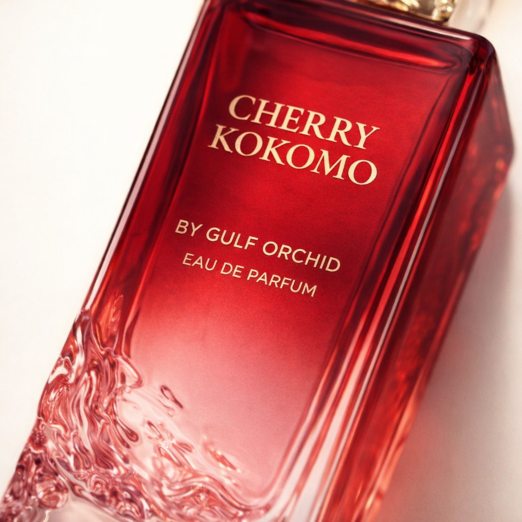 Gulf Orchid Perfume Cherry Kokomo EDP macro label detail gallery showcase