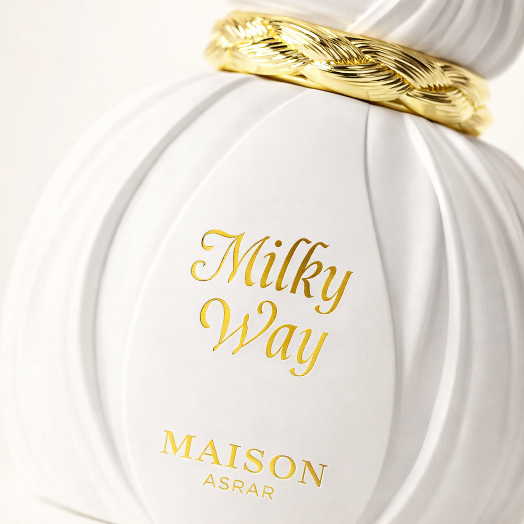 Maison Asrar Milky Way EDP macro label detail gallery showcase