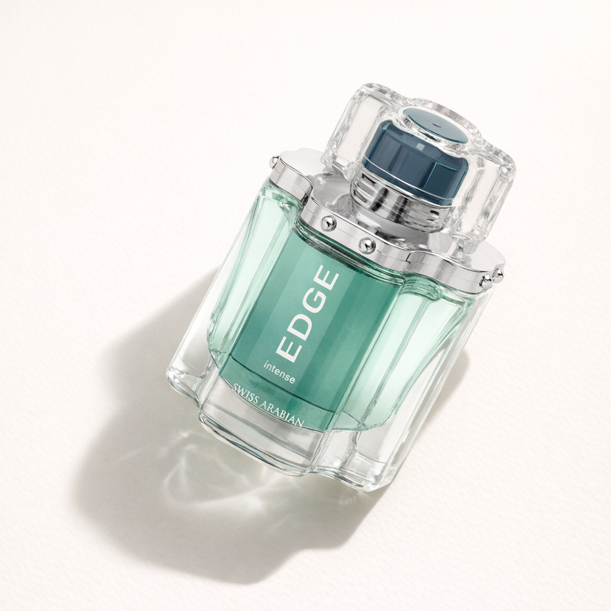 Swiss Arabian Edge Intense EDT For Men angled still-life gallery showcase
