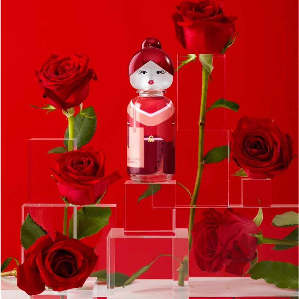 Benetton Sisterland Red Rose EDT For Women fragrance notes image