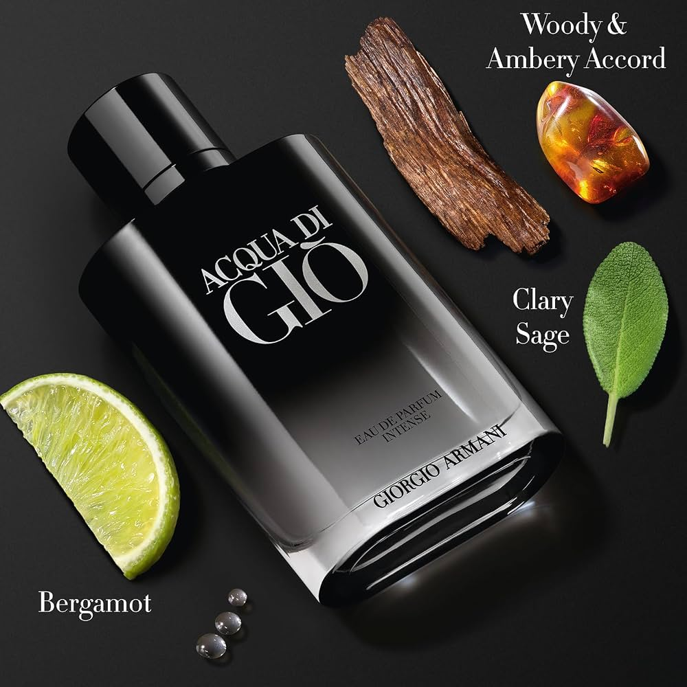 Giorgio Armani Acqua Di Gio Intense EDP Intense For Men notes image