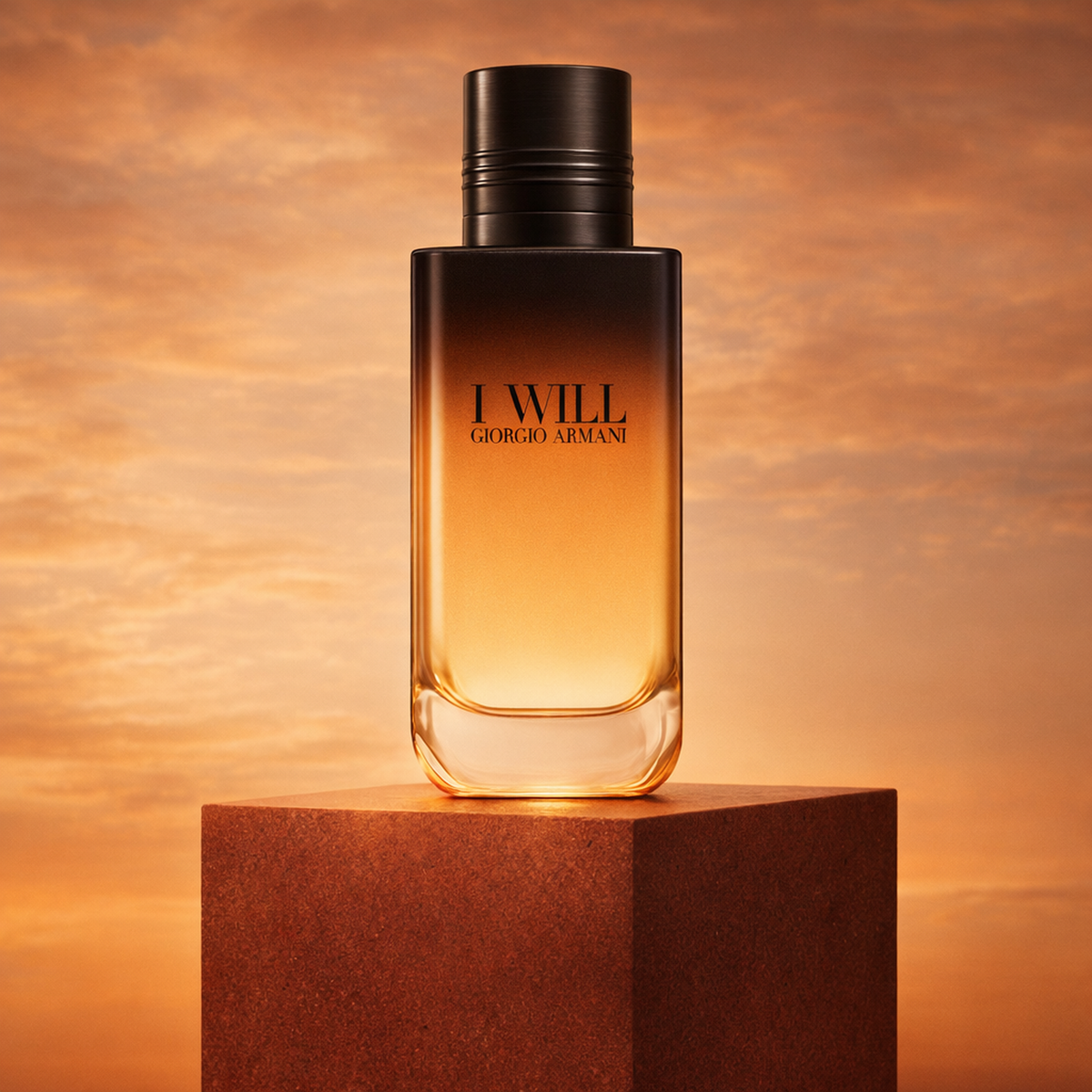 Giorgio Armani I Will EDP For Men upright pedestal gallery showcase