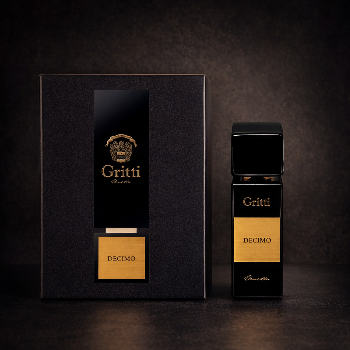 Gritti Decimo EDP For Men packaging product shot gallery showcase