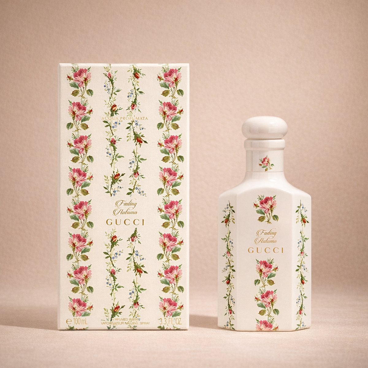 Gucci Fading Autumn EDP packaging product shot gallery showcase