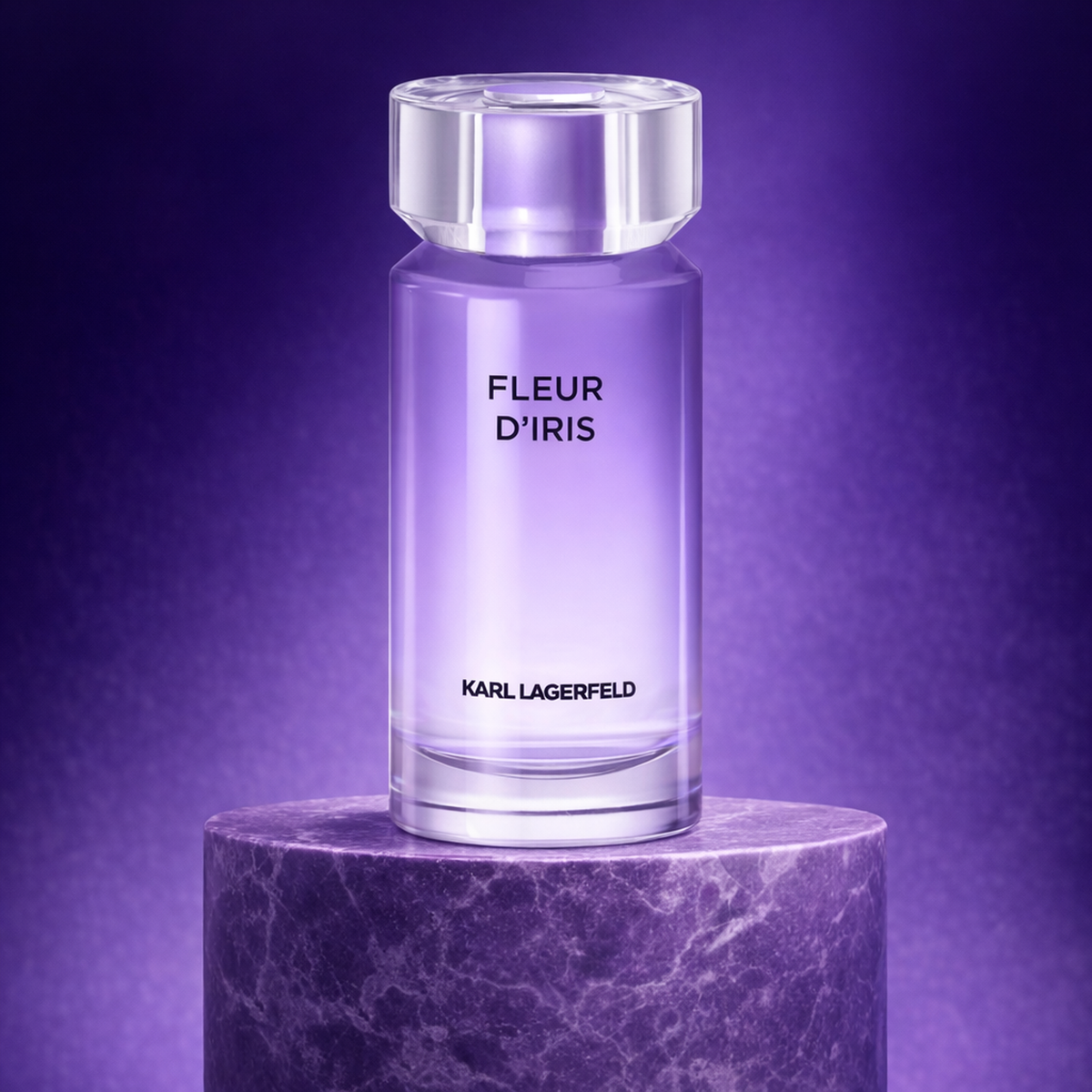 Karl Lagerfeld Fleur Diris EDP For Women upright pedestal gallery showcase