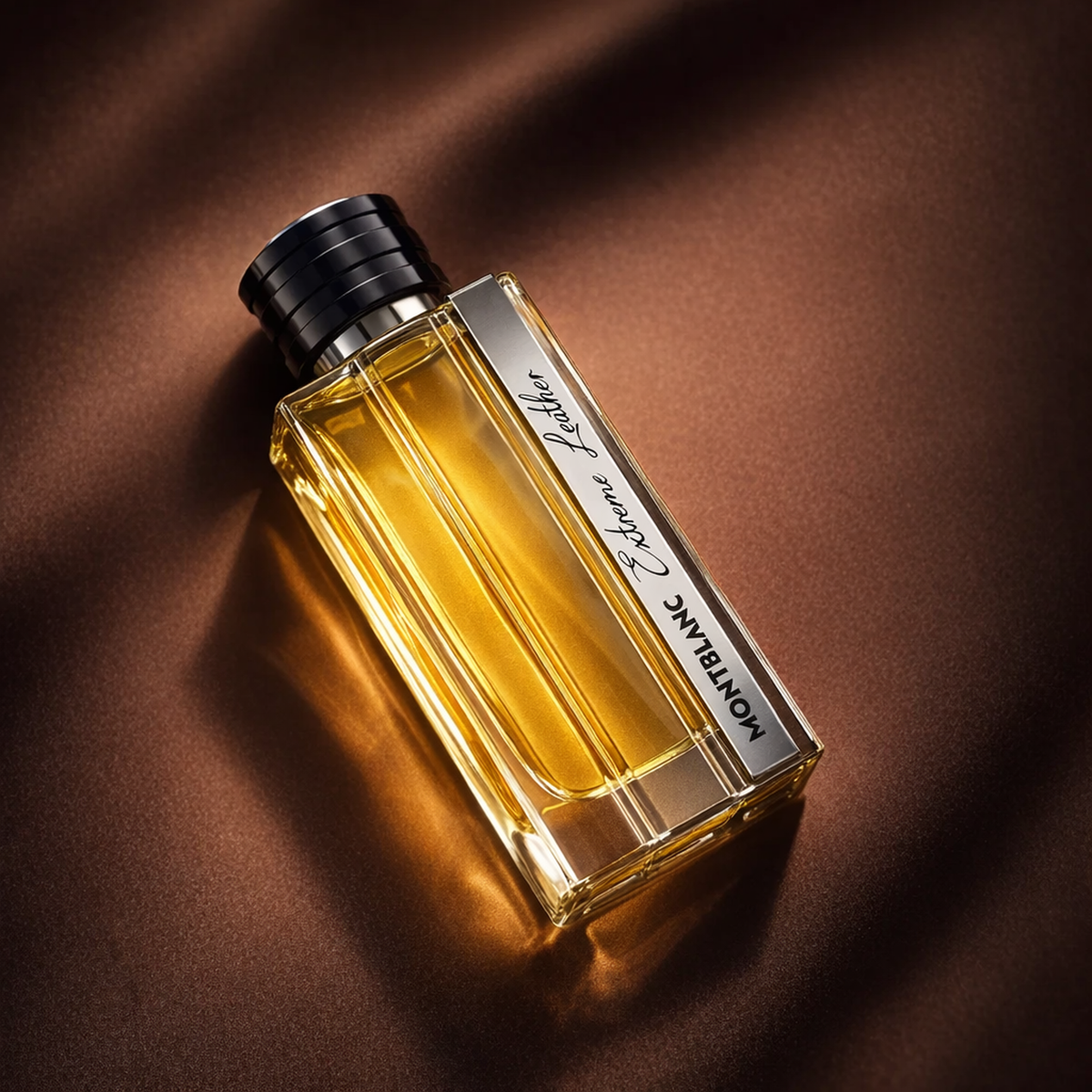 Mont Blanc Extreme Leather EDP For Men angled still-life gallery showcase