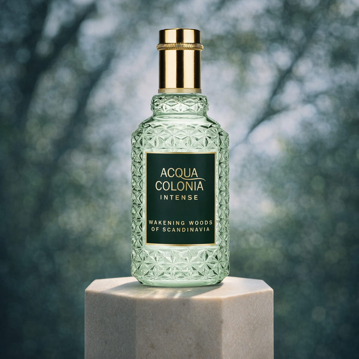 No. 4711 Acqua Colonia Intense Wakening Woods of Scandinavia EDC generated pedestal image