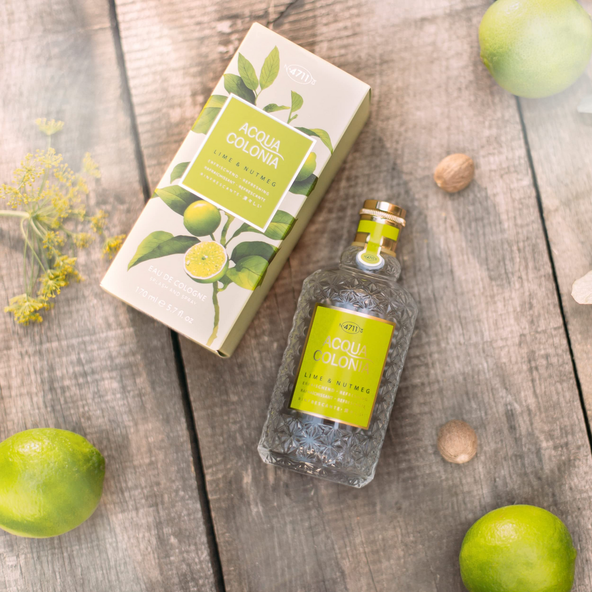 No. 4711 Acqua Colonia Lime and Nutmeg EDC fragrance details image