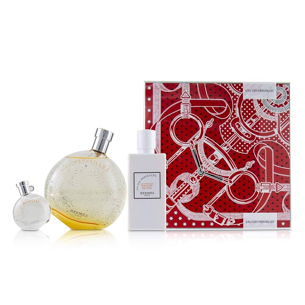 HERMES LES MERVEILLES D'HERMES セット Hermès Eau des Merveilles Eau de Toilette 50ml Gift Set | Cult Beauty