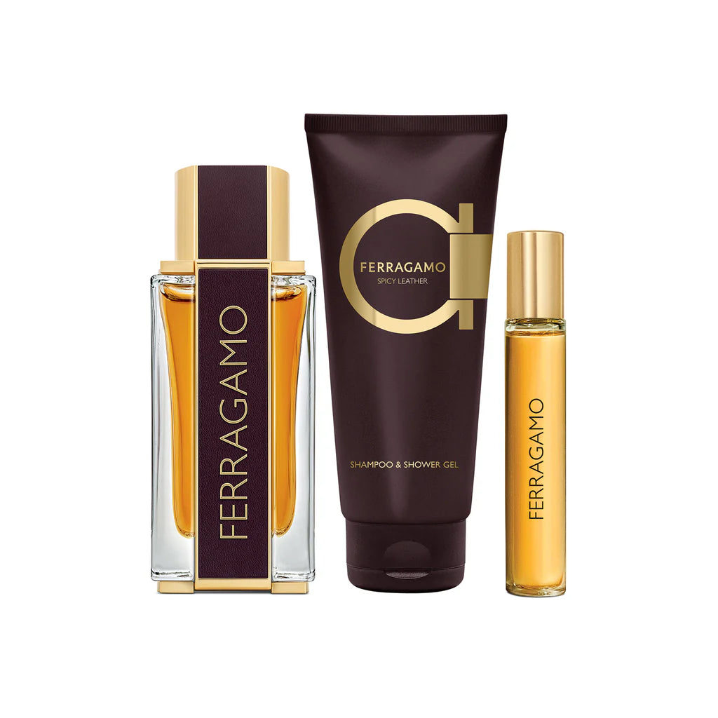 Shop Salvatore Ferragamo Spicy Leather Gift Set for Him | My