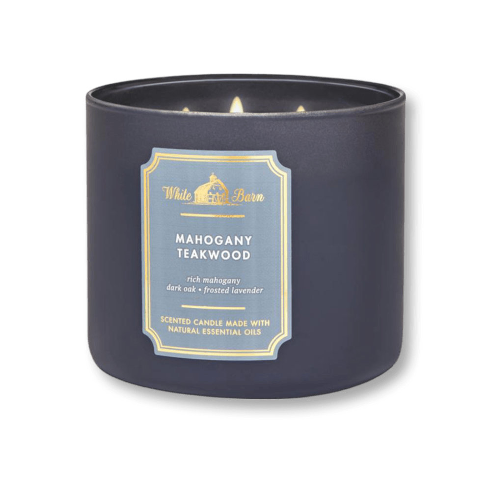 Shop Bath & Body Works White Barn Mahogany Teakwood Scented Candle