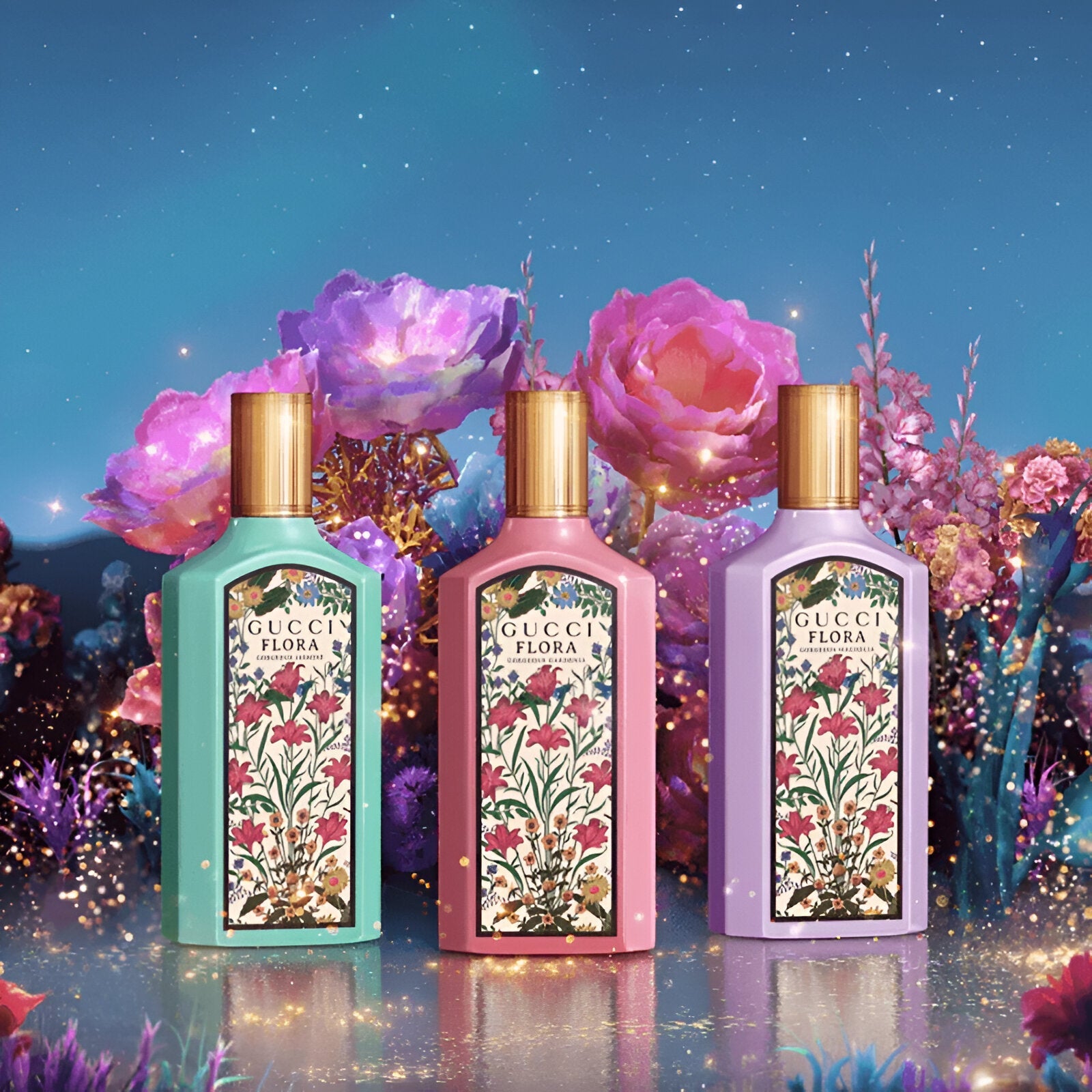 Gucci Flora Gorgeous Gardenia EDP Set for Women | My Perfume Shop