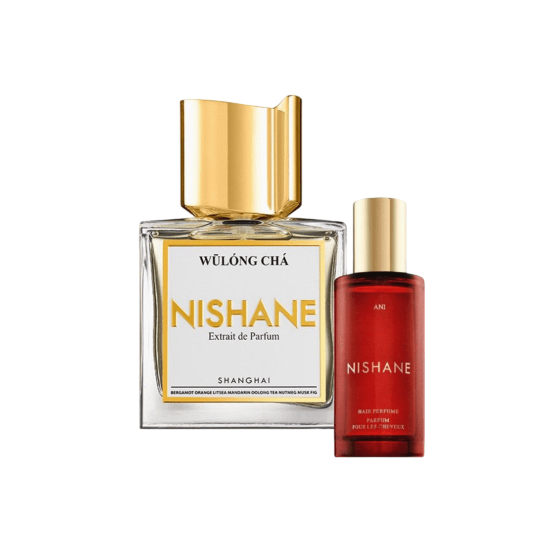 Nishane Wulong Cha EDP Hair Perfume Set for Women | My Perfume Shop
