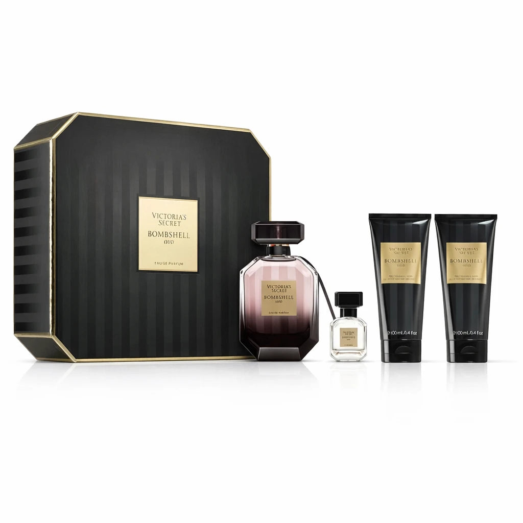 Shop Victoria's Secret Bombshell Oud EDP Body Lotion Set for Her