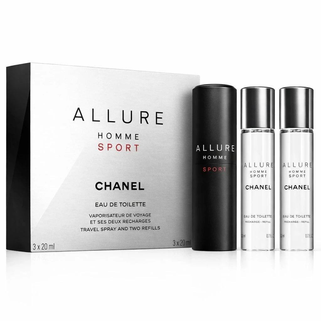 Shop Chanel Allure Homme Sport EDT Refillable Travel Set | My