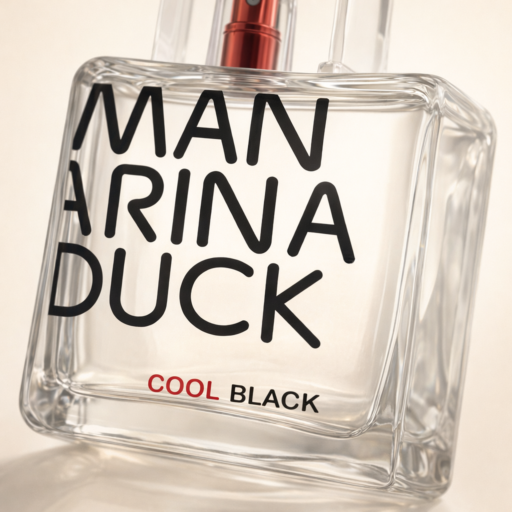 Mandarina Duck Cool Black EDT For Men macro label detail gallery showcase