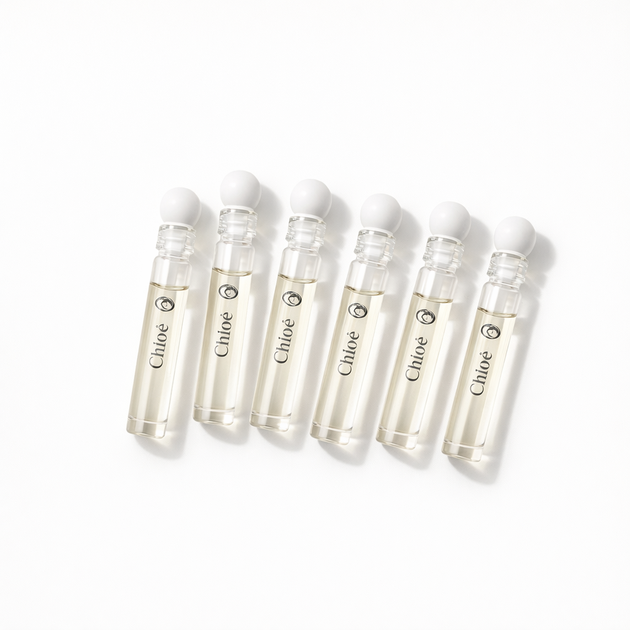 Chloe Atelier Des Fleurs EDP For Women Mini Gift Set loose white-capped vial row gift set gallery image