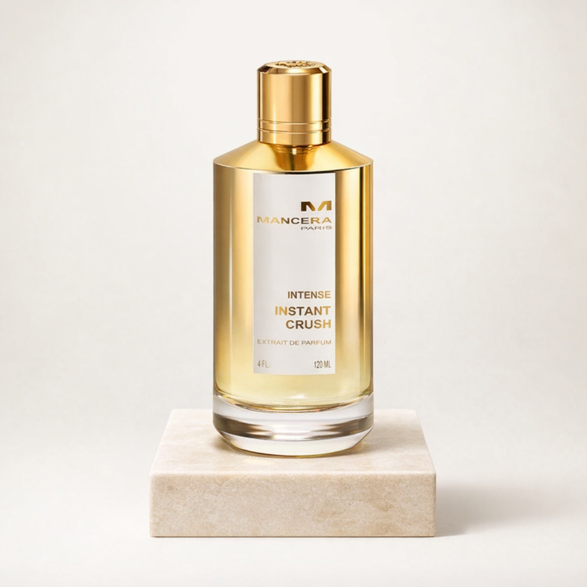 Mancera Intense Instant Crush Extrait de Parfum upright pedestal gallery showcase