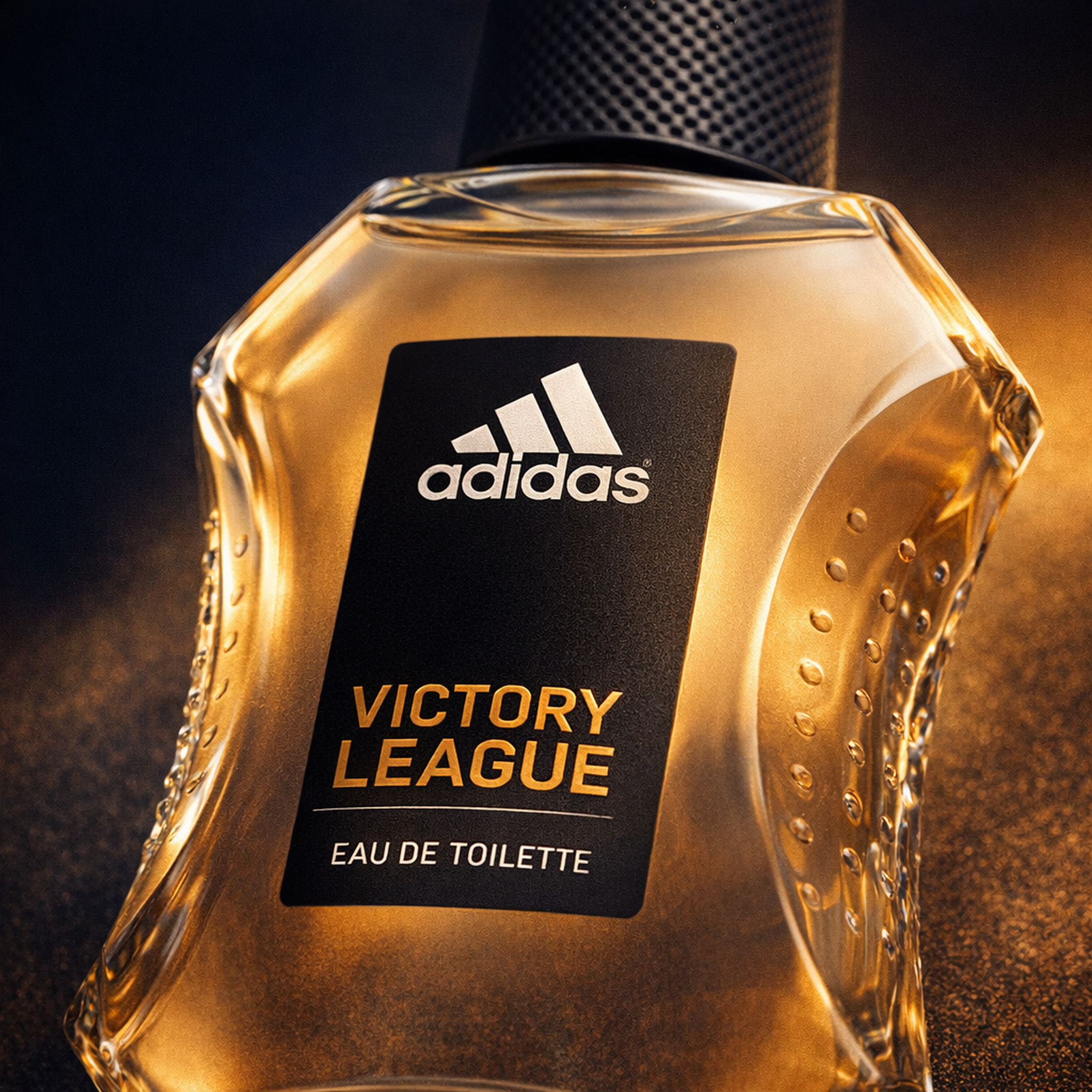 Adidas Victory League EDT for Men macro label detail gallery showcase
