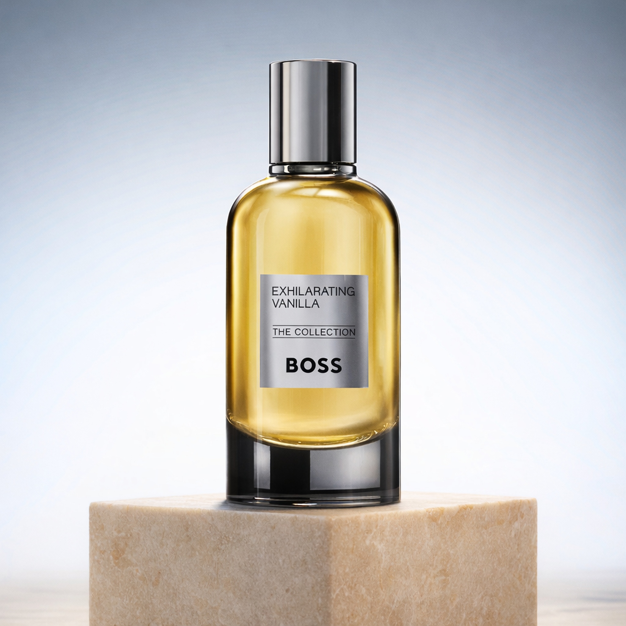 Hugo Boss Boss the Collection Exhilarating Vanilla EDP Intense upright pedestal gallery showcase
