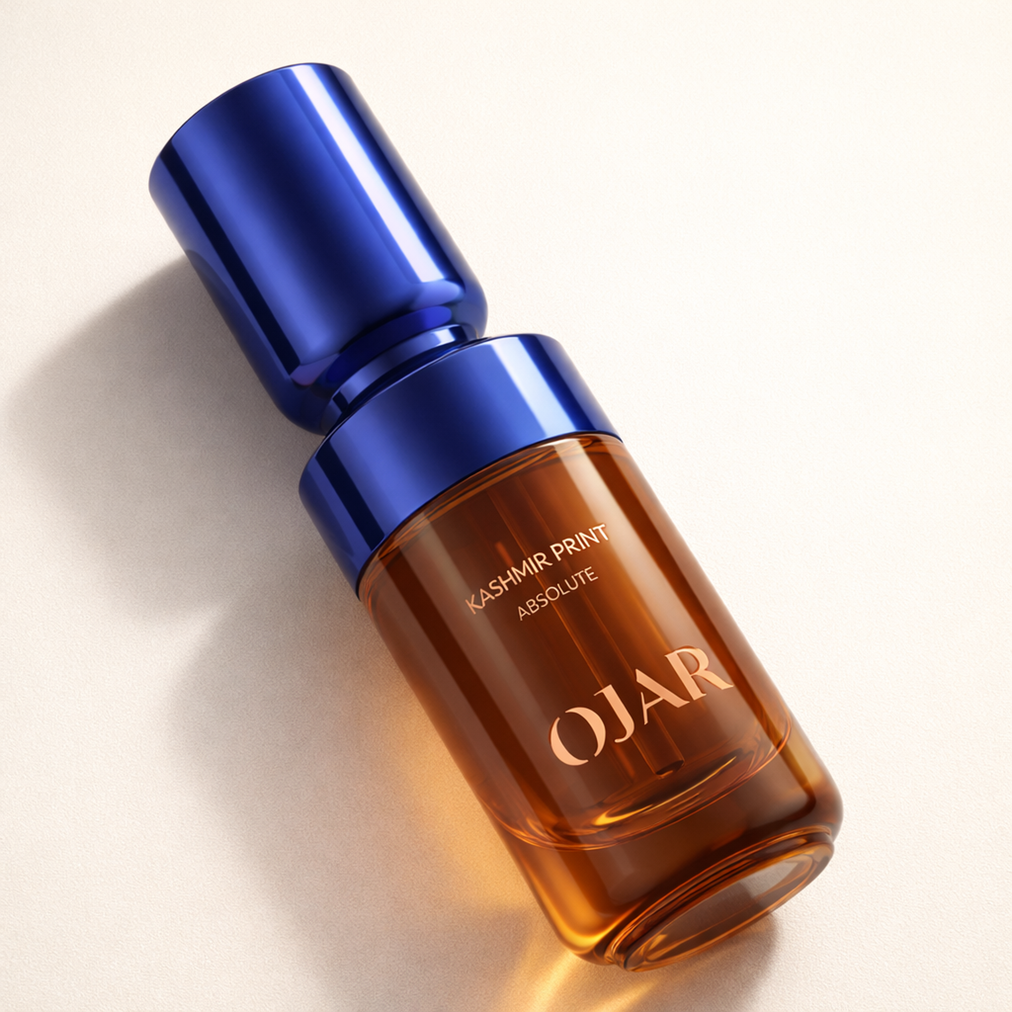 Ojar Kashmir Print EDP angled still-life gallery showcase