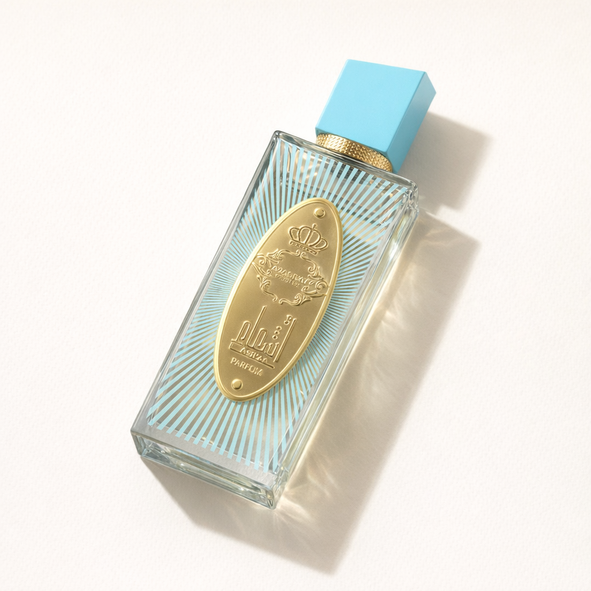 Arabiyat Prestige Ash'aa Neroli EDP angled still-life gallery showcase