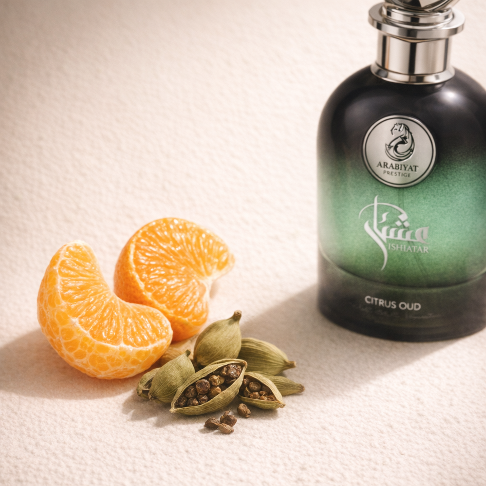 Arabiyat Prestige Ishatar Citrus Oud EDP for Women fragrance notes image