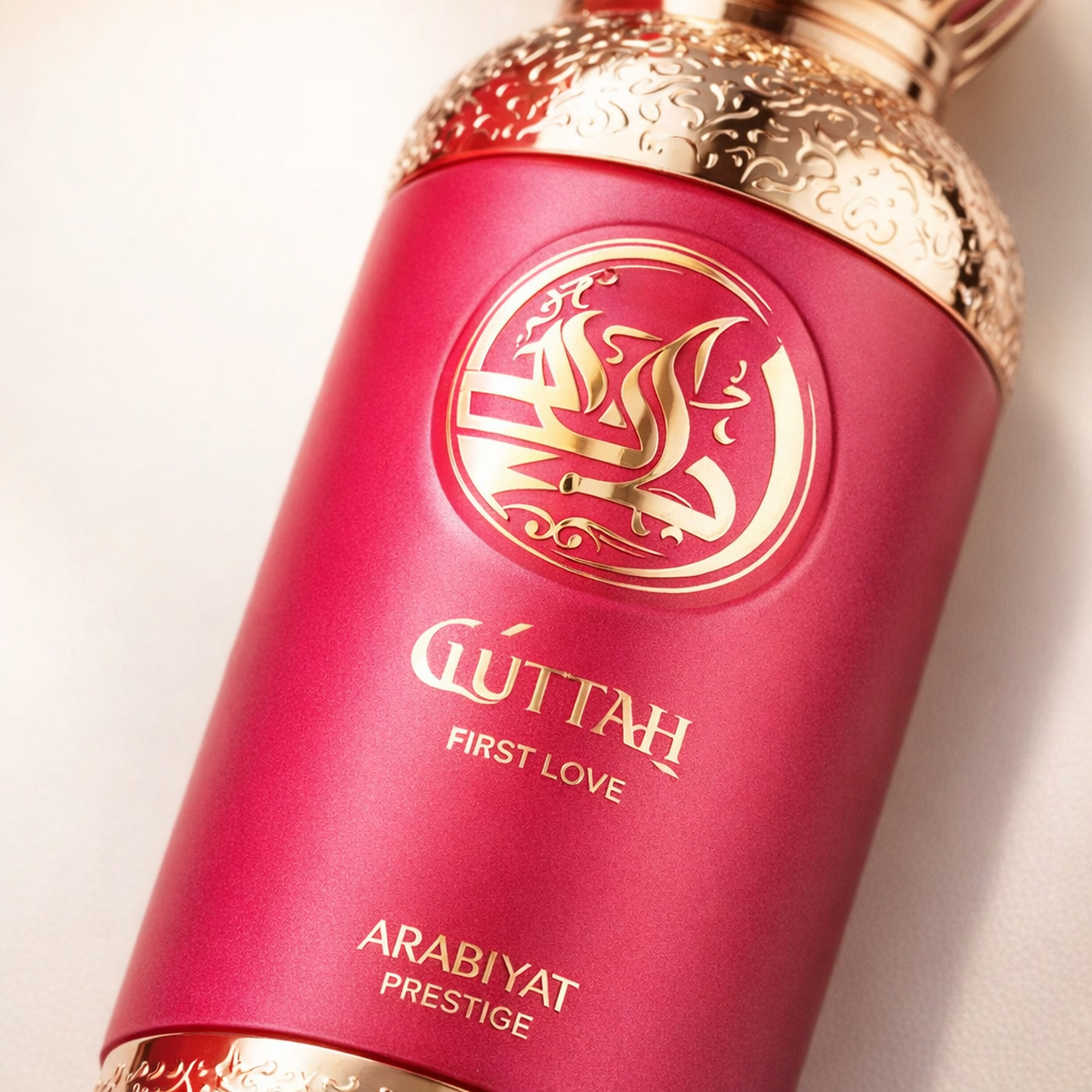 Arabiyat Prestige Lutfah First Love EDP for Women macro label detail gallery showcase