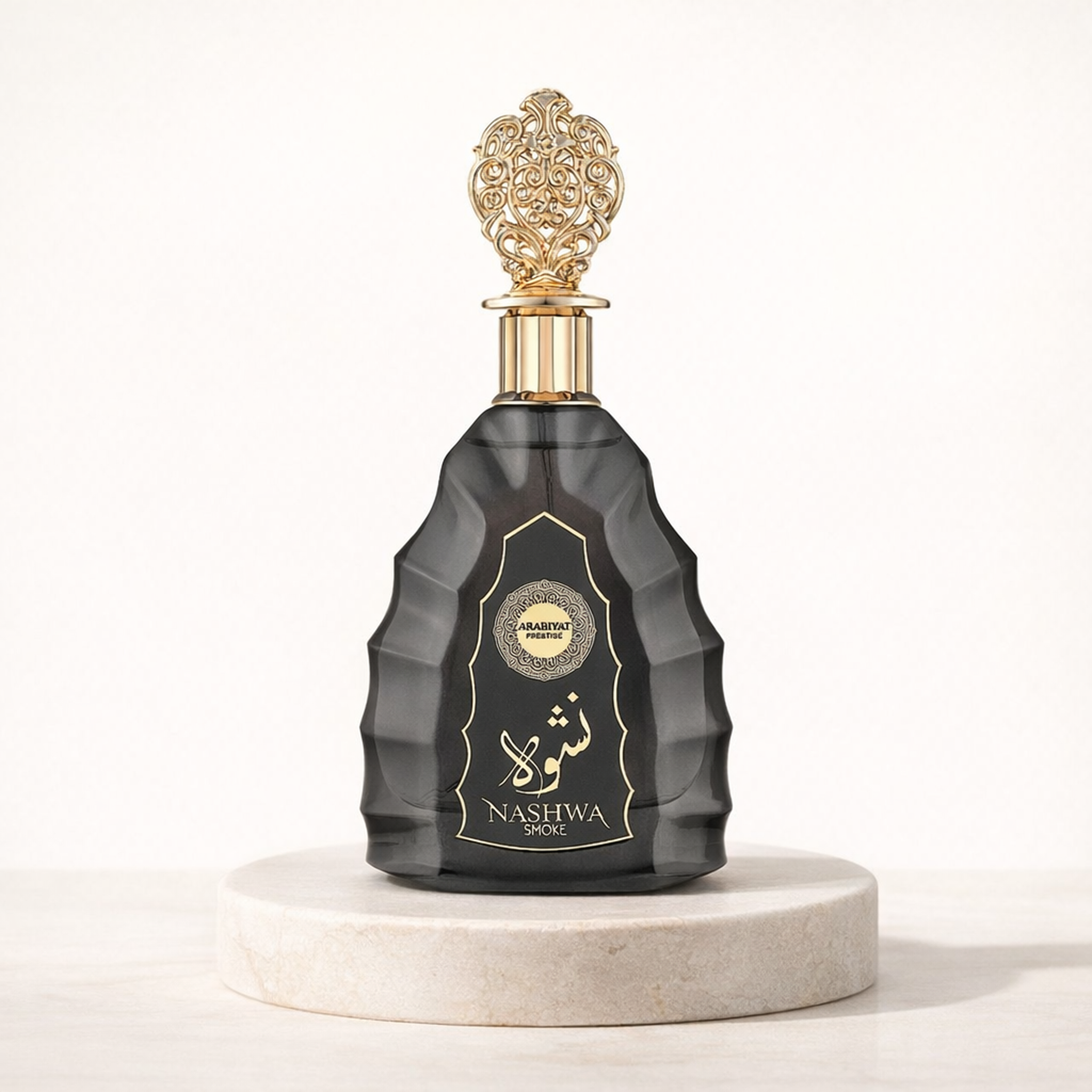 Arabiyat Prestige Nashwa Oud EDP upright pedestal gallery showcase