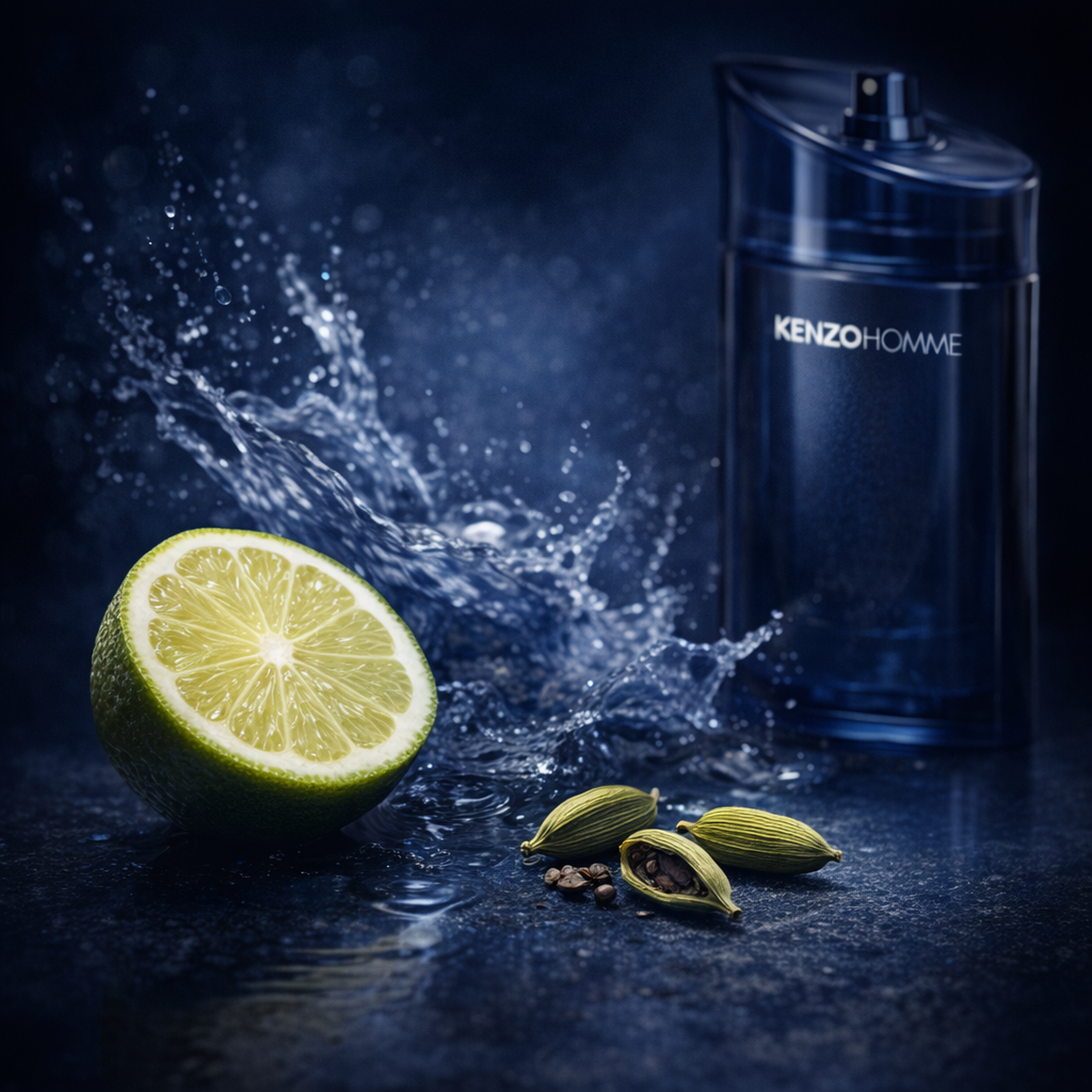 Kenzo Homme Eau de Toilette Intense Gift Set for Him fragrance notes image