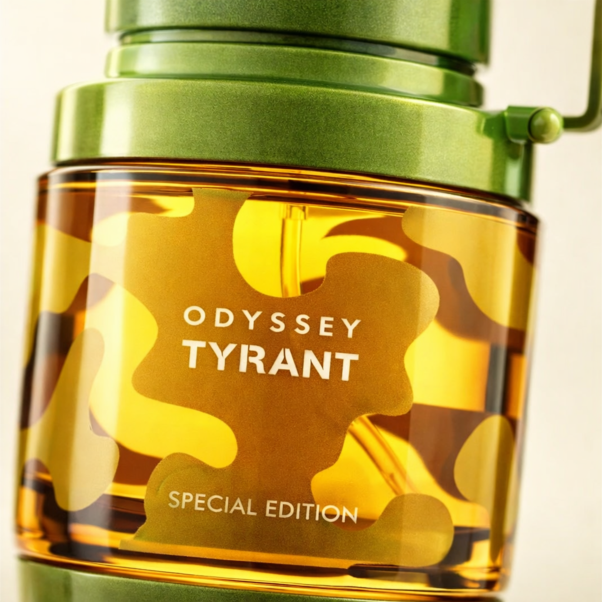 Armaf Odyssey Tyrant Special Edition Body Spray macro label detail gallery showcase