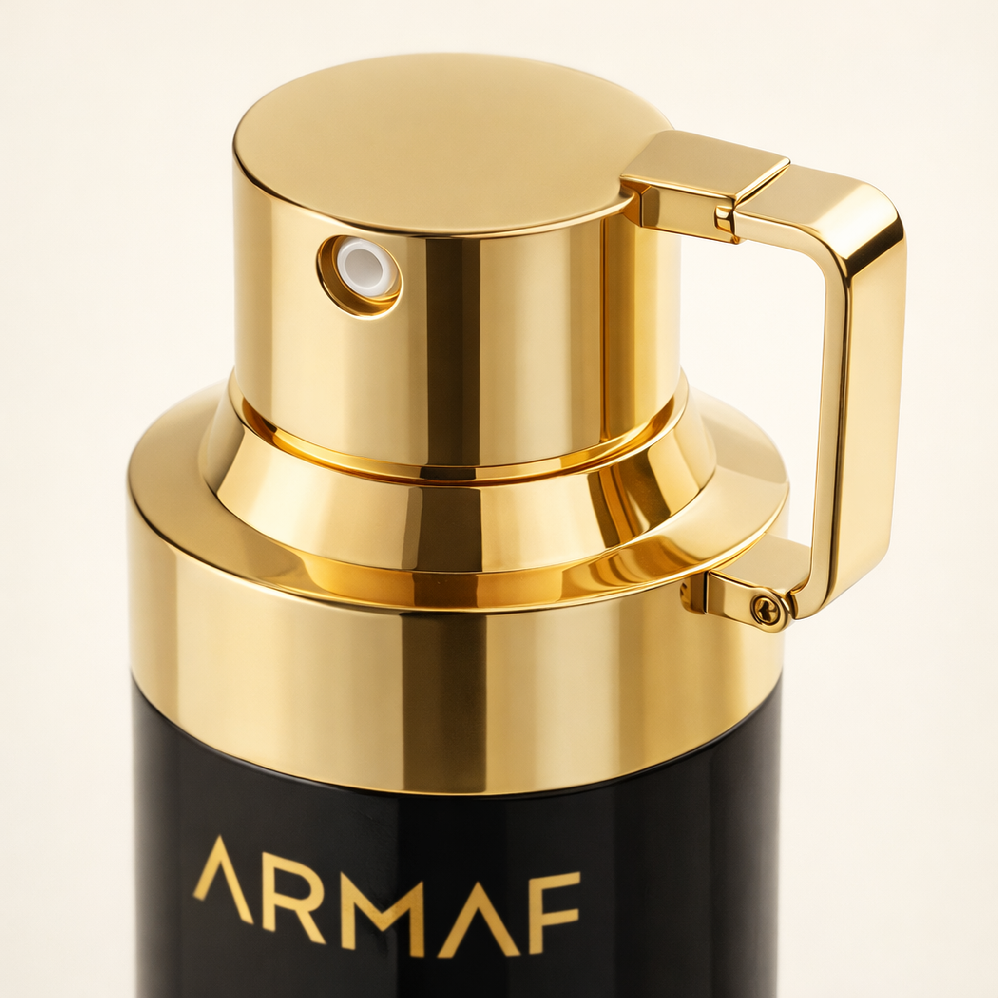 Armaf Odyssey Wild One Gold Edition Body Spray cap macro detail gallery showcase