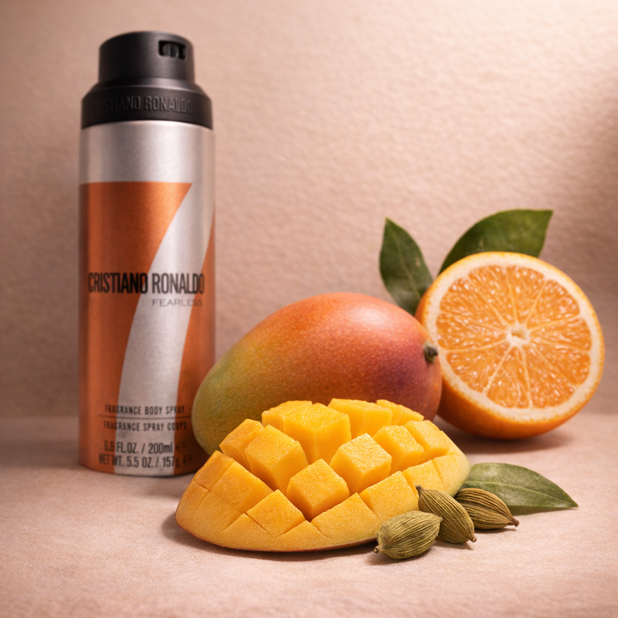 Cristiano Ronaldo Cr7 Fearless Body Spray fragrance notes image