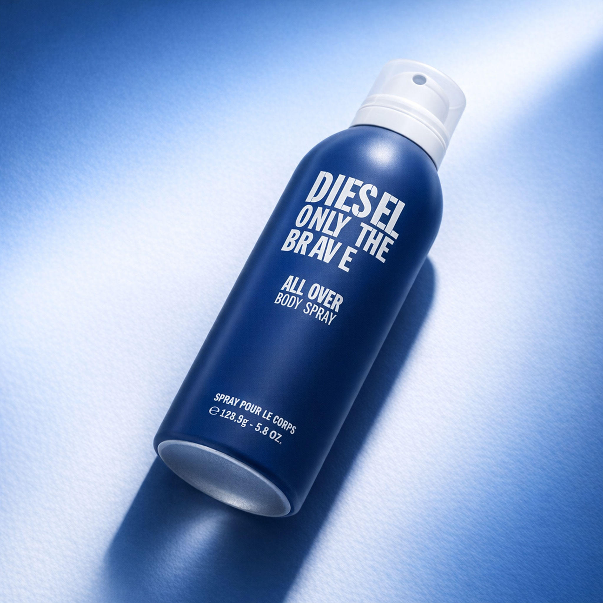 Diesel Only The Brave Pour Homme All Over Body Spray angled still-life gallery showcase